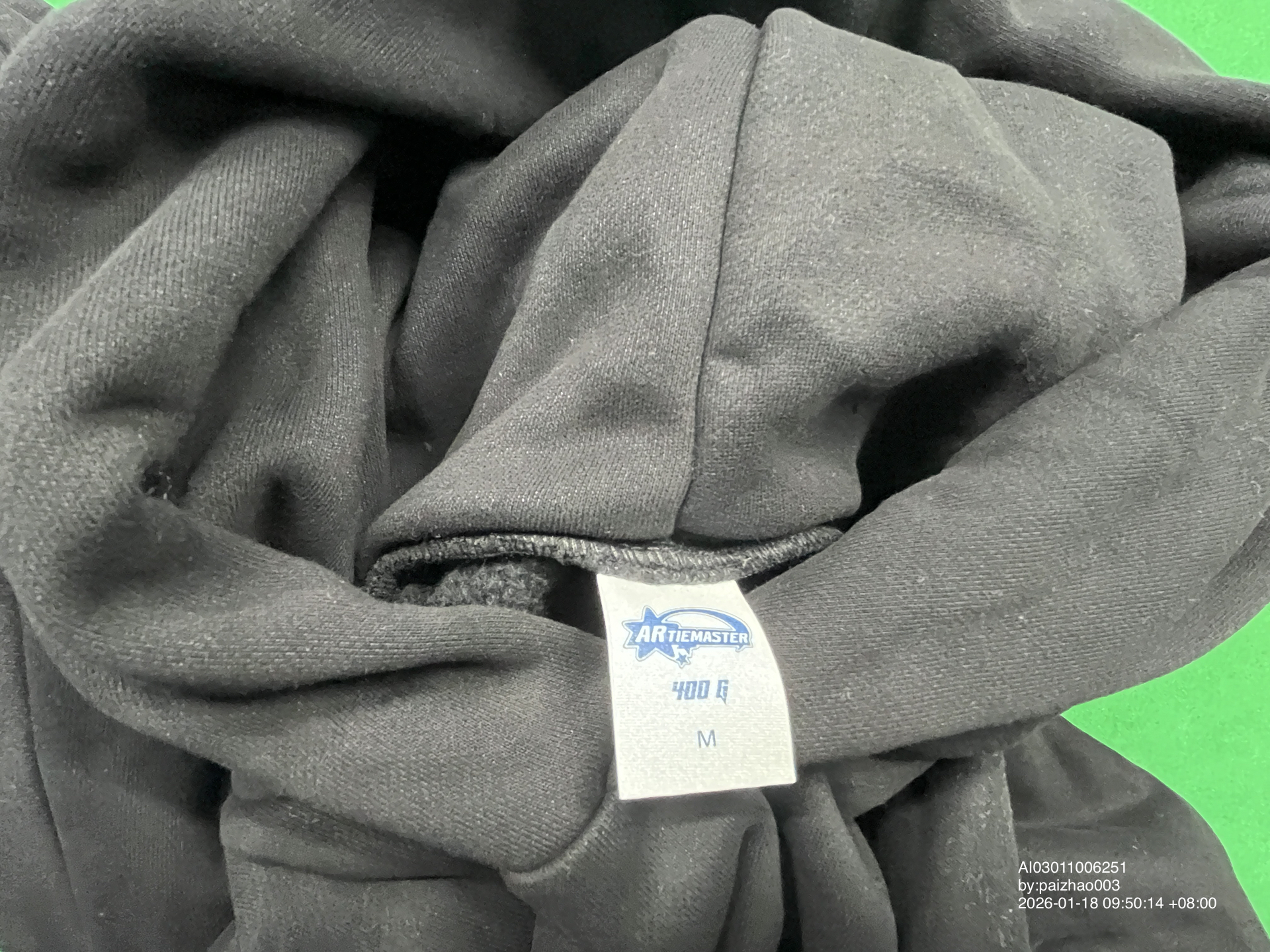 QC Photo - Unbranded Washed Blank Hoodies