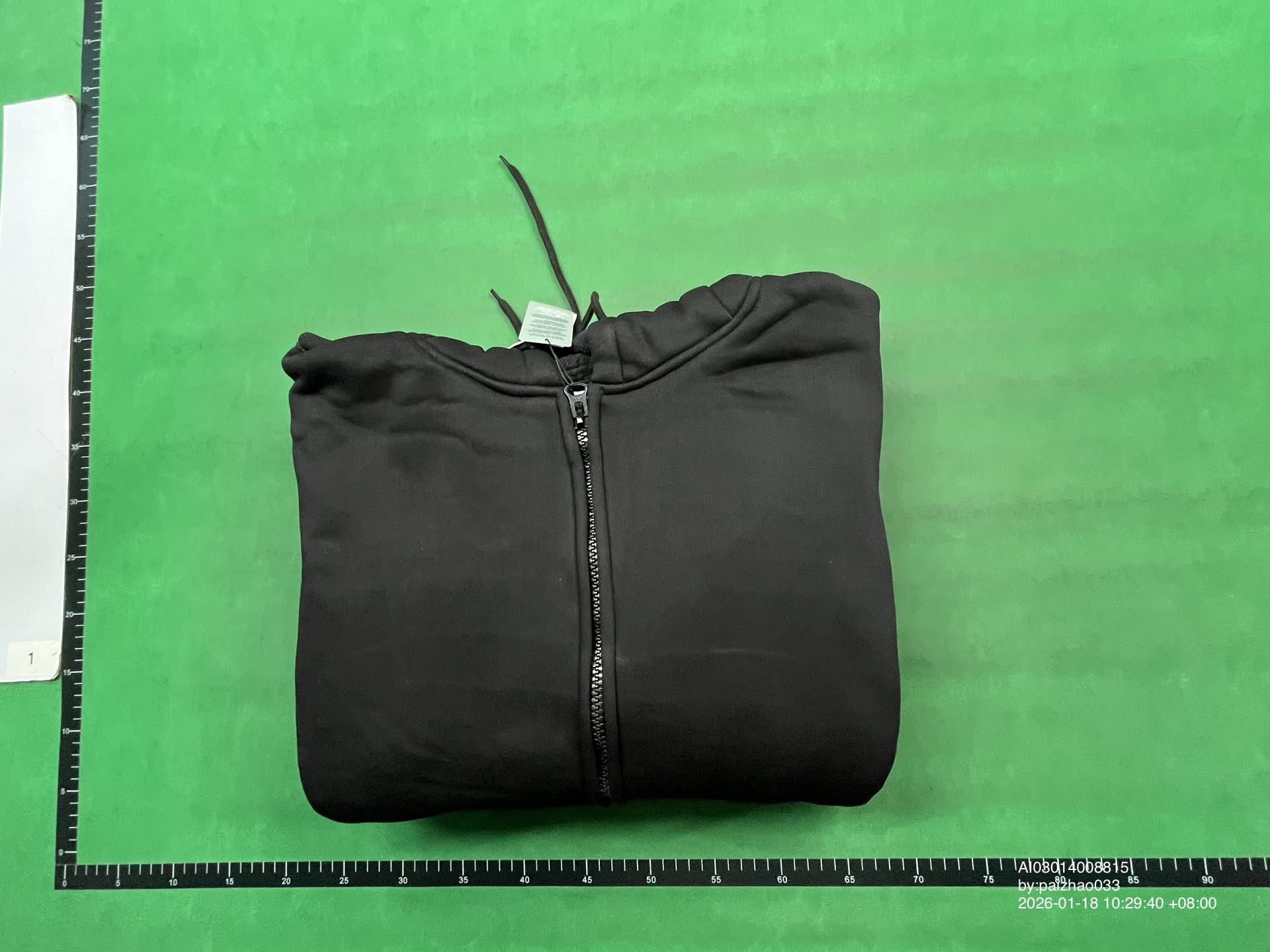 QC Photo - Palace Facemask Zip-Up Hoodie Black