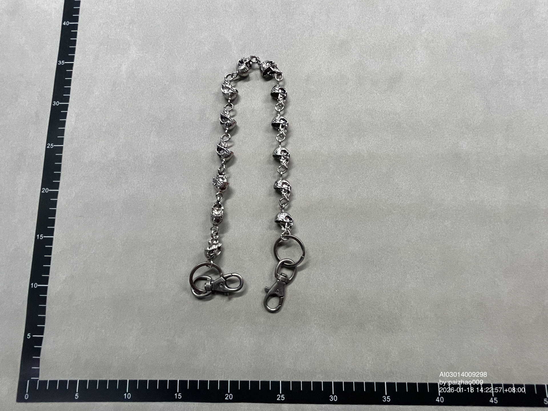 QC Photo - Skull Wallet Chain