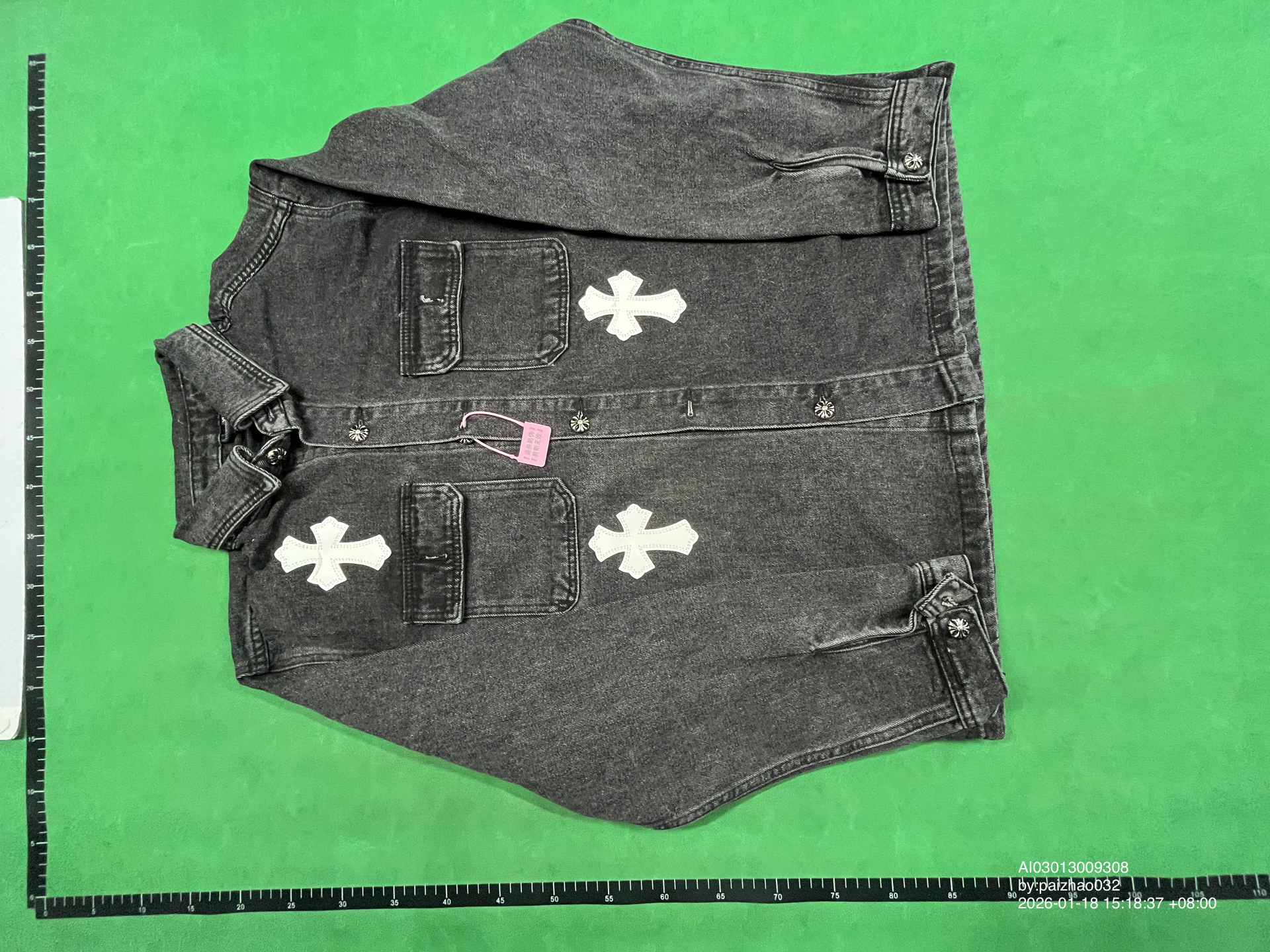 QC Photo - Chrome Hearts Denim Jacket (5 Variants)
