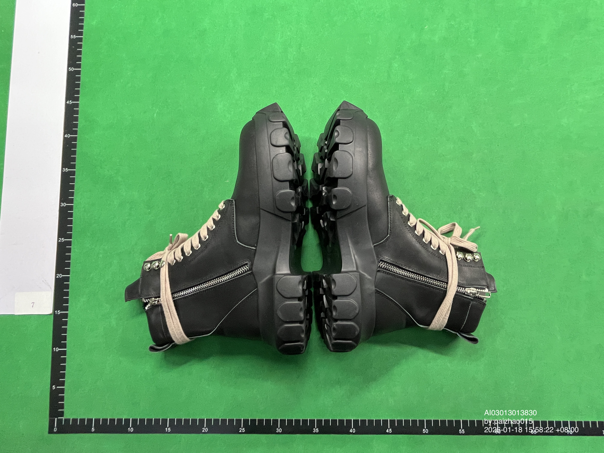 QC Photo - Rick Owens Army Bozo Tractor Boots