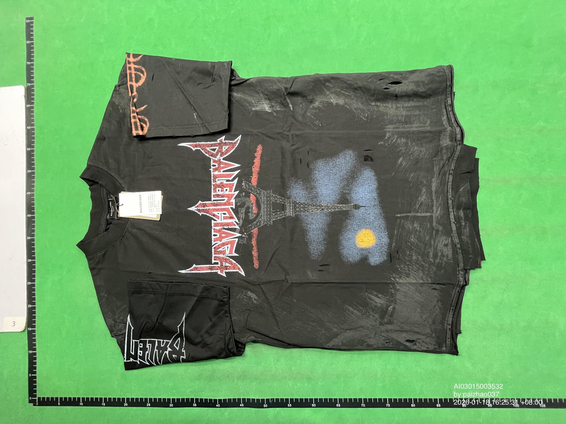 QC Photo - Balenciaga Paris Moon Tee