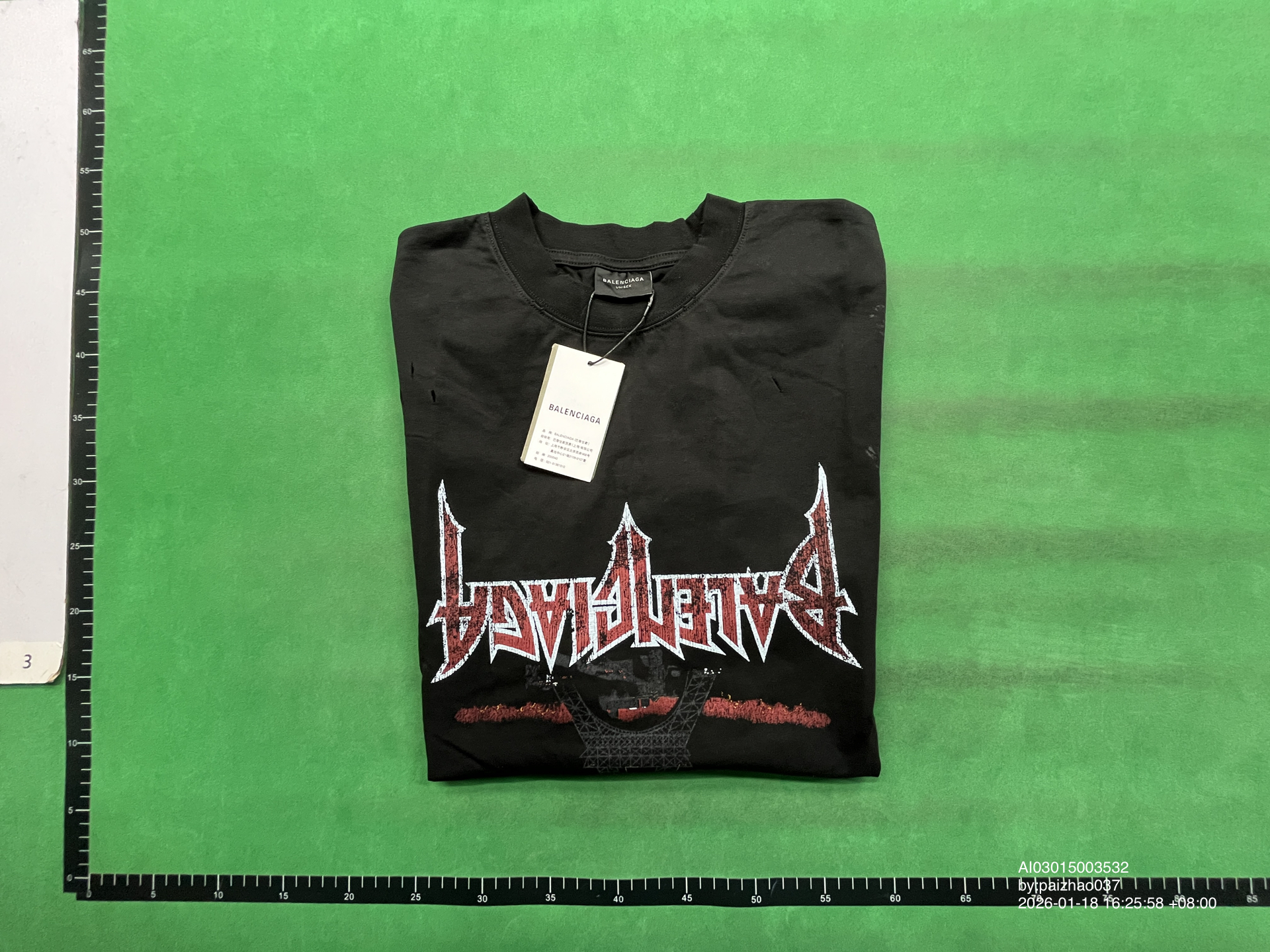 QC Photo - Balenciaga Paris Moon Tee