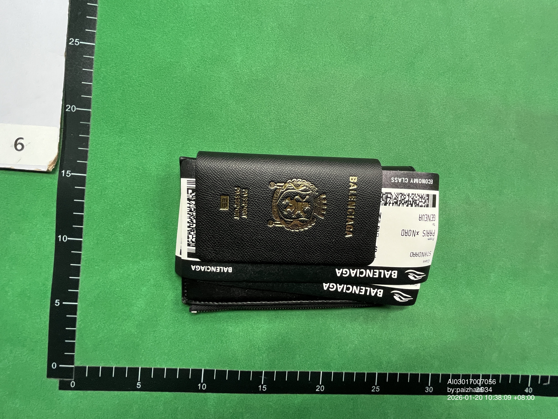 QC Photo - Balenciaga Passport Holder