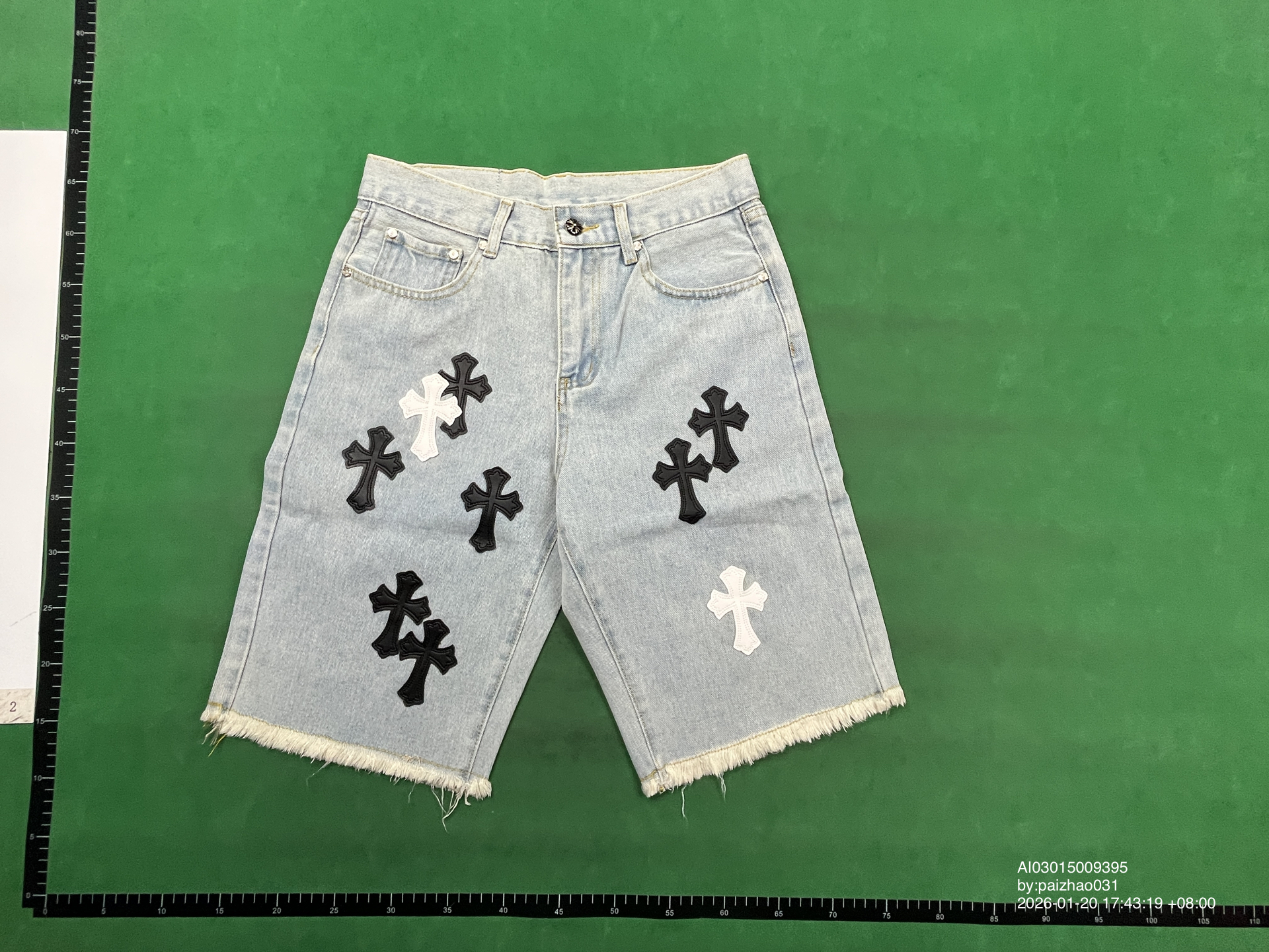 QC Photo - Chrome Hearts Jean Shorts (7 Variants)