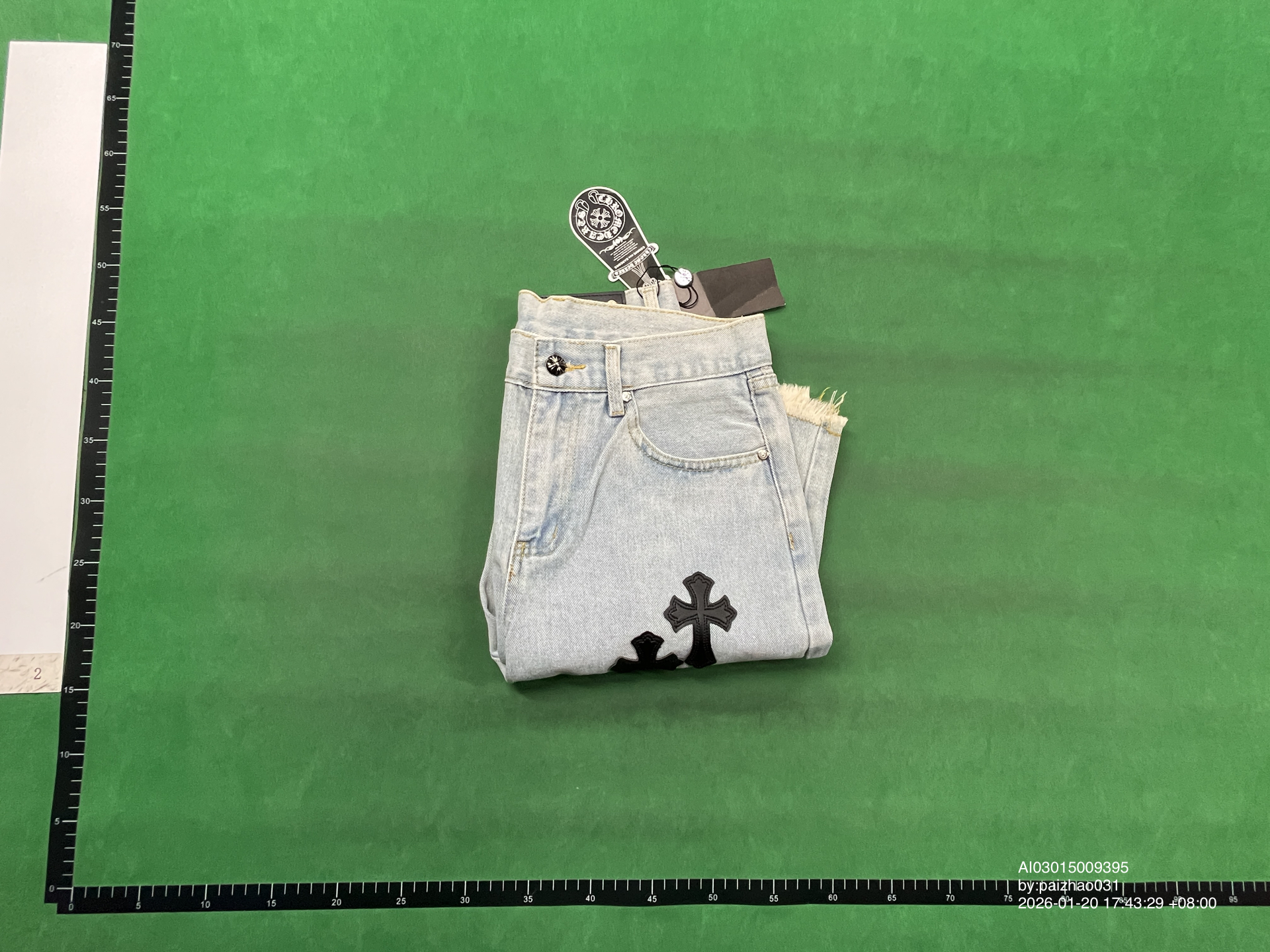 QC Photo - Chrome Hearts Jean Shorts (7 Variants)