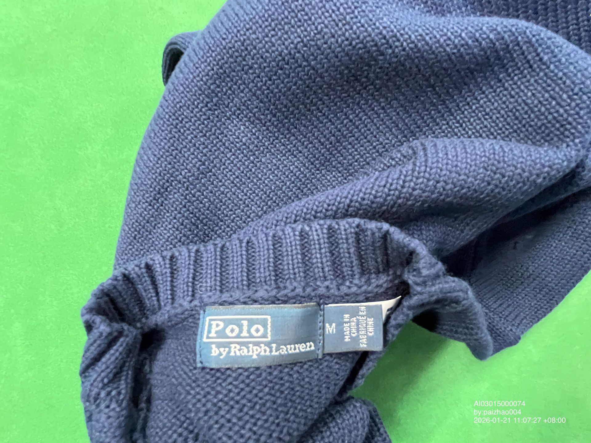 QC Photo - Polo Ralph Lauren Golf Bear Knit Sweater