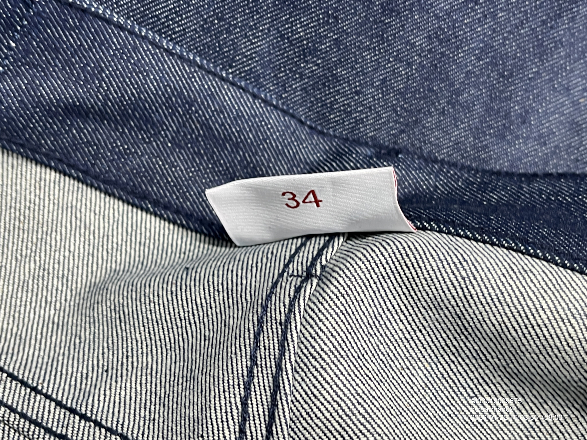 QC Photo - Firemade Raw Denim Selvedge Jeans Dark Blue