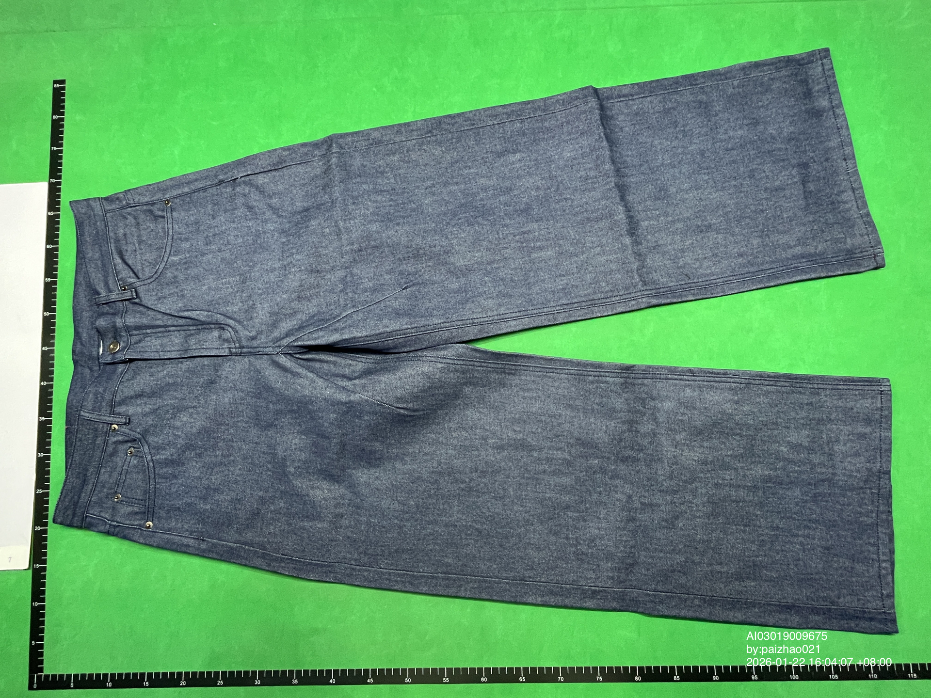 QC Photo - Firemade Raw Denim Selvedge Jeans Dark Blue