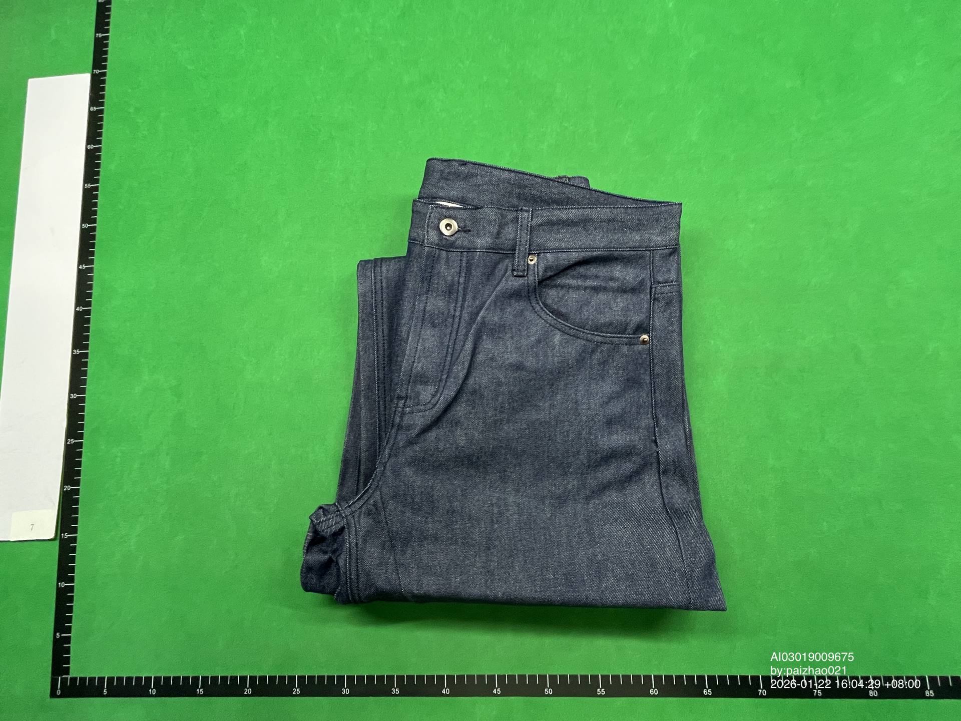 QC Photo - Firemade Raw Denim Selvedge Jeans Dark Blue