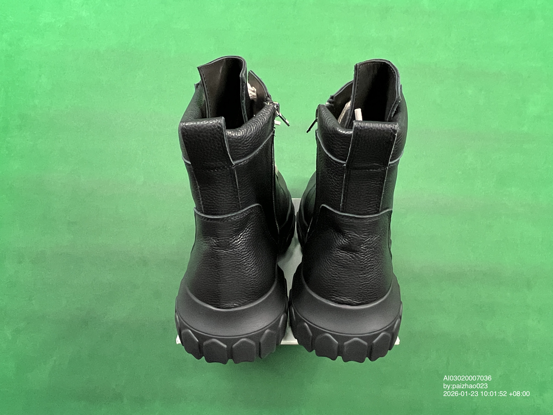 QC Photo - Rick Owens Jumbo Lace Bozo Tractor Boots