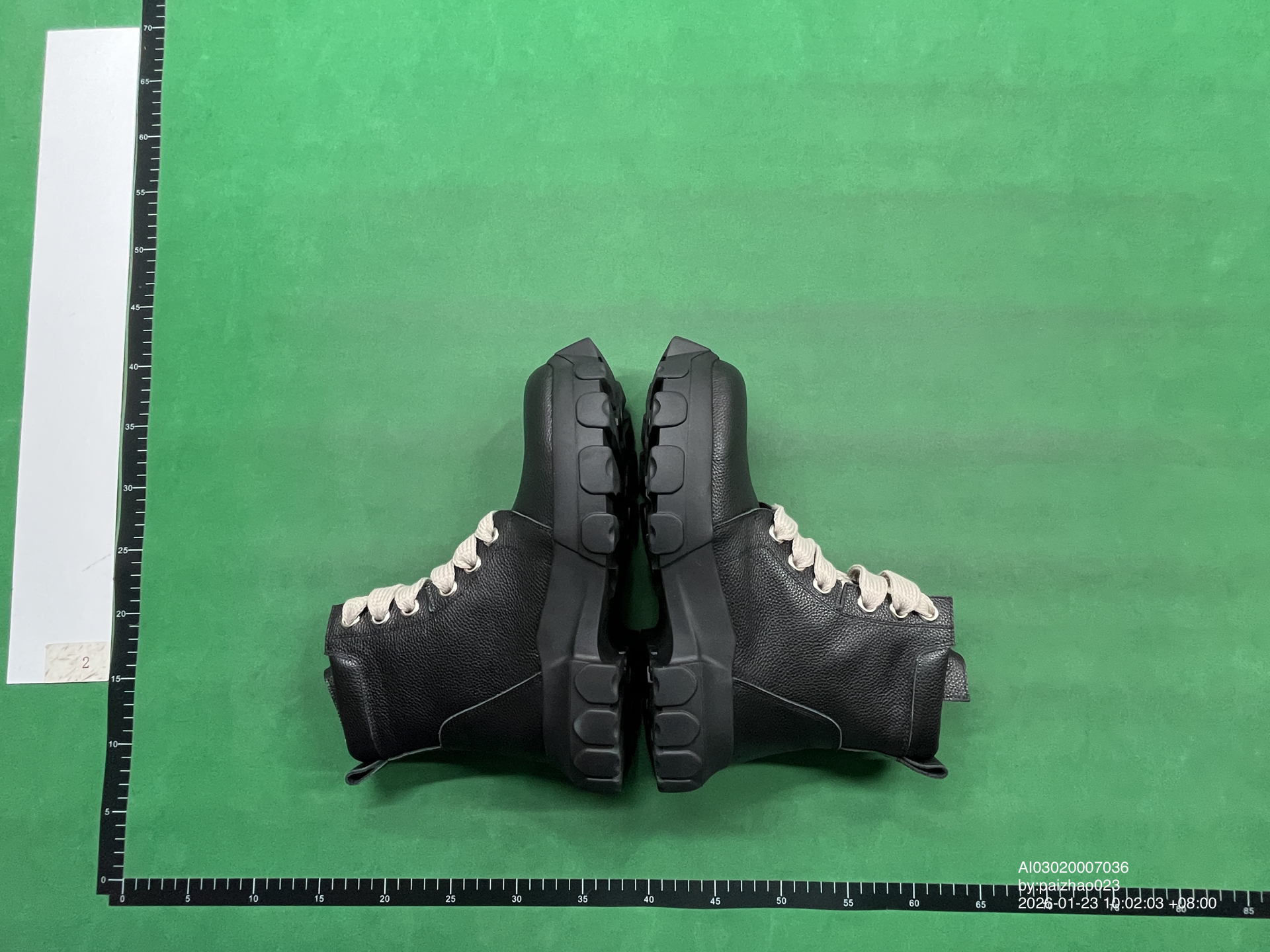 QC Photo - Rick Owens Jumbo Lace Bozo Tractor Boots