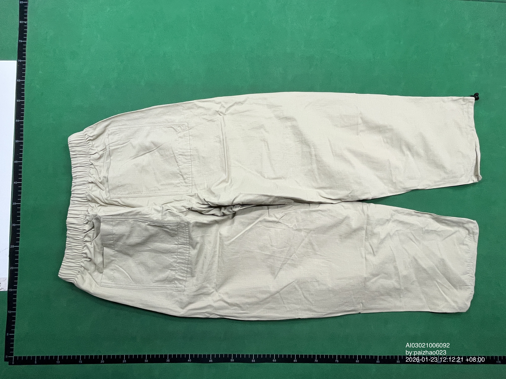 QC Photo - Unbranded Blank Nylon Pants