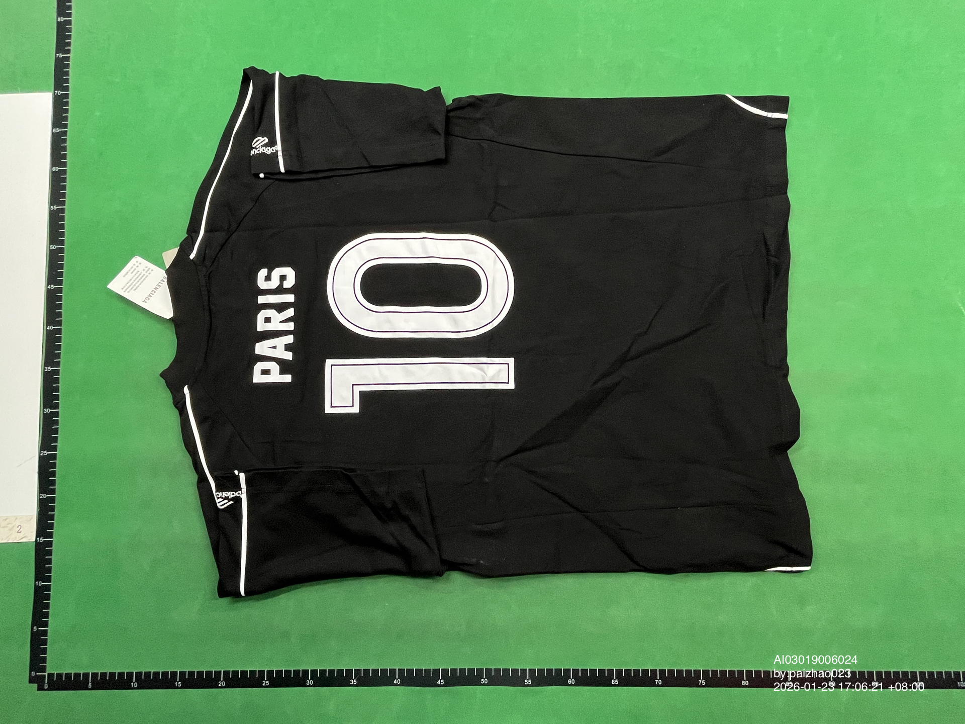 QC Photo - Balenciaga Football Jersey Neon Green