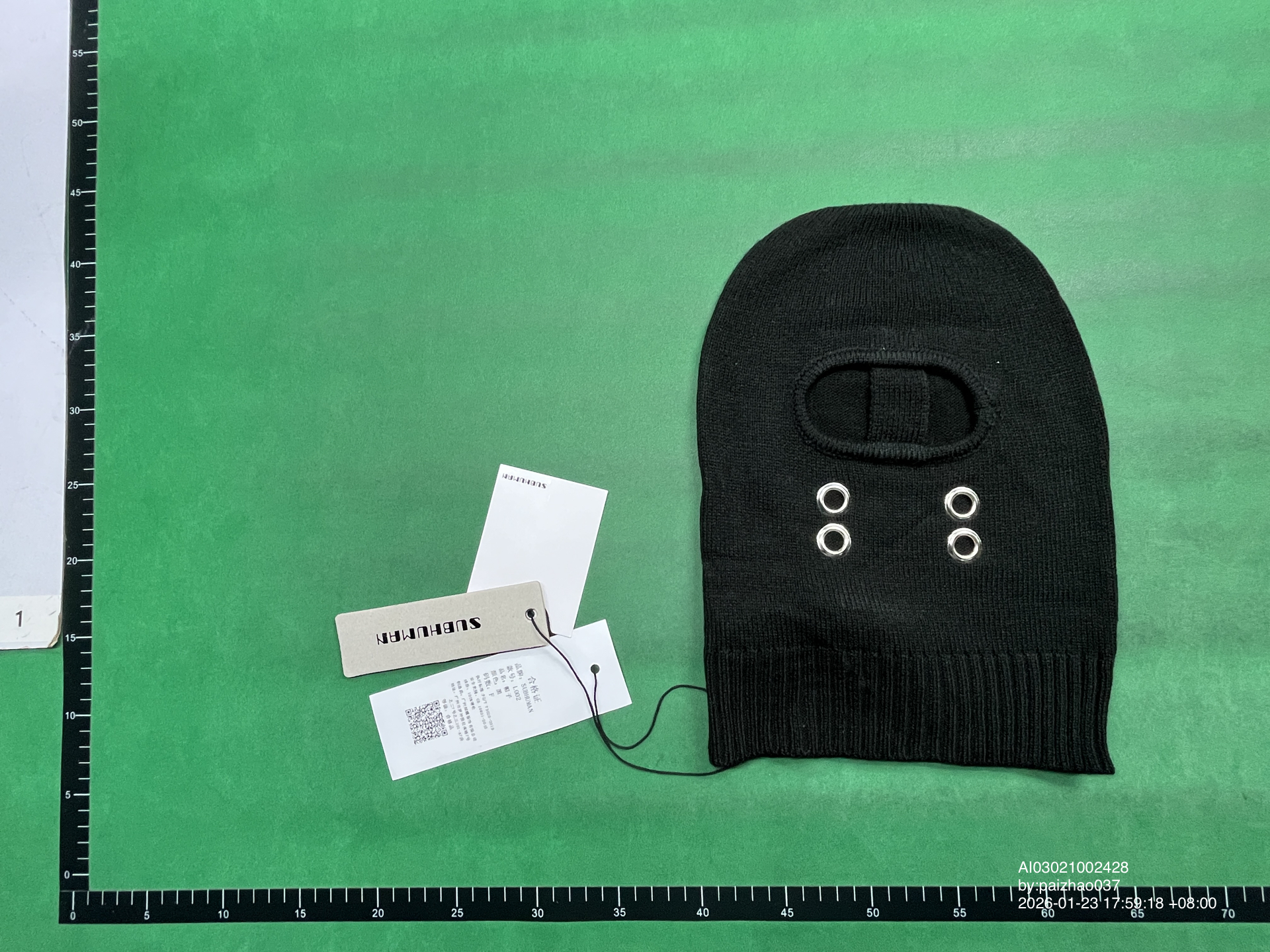 QC Photo - Rick Owens Balaclava