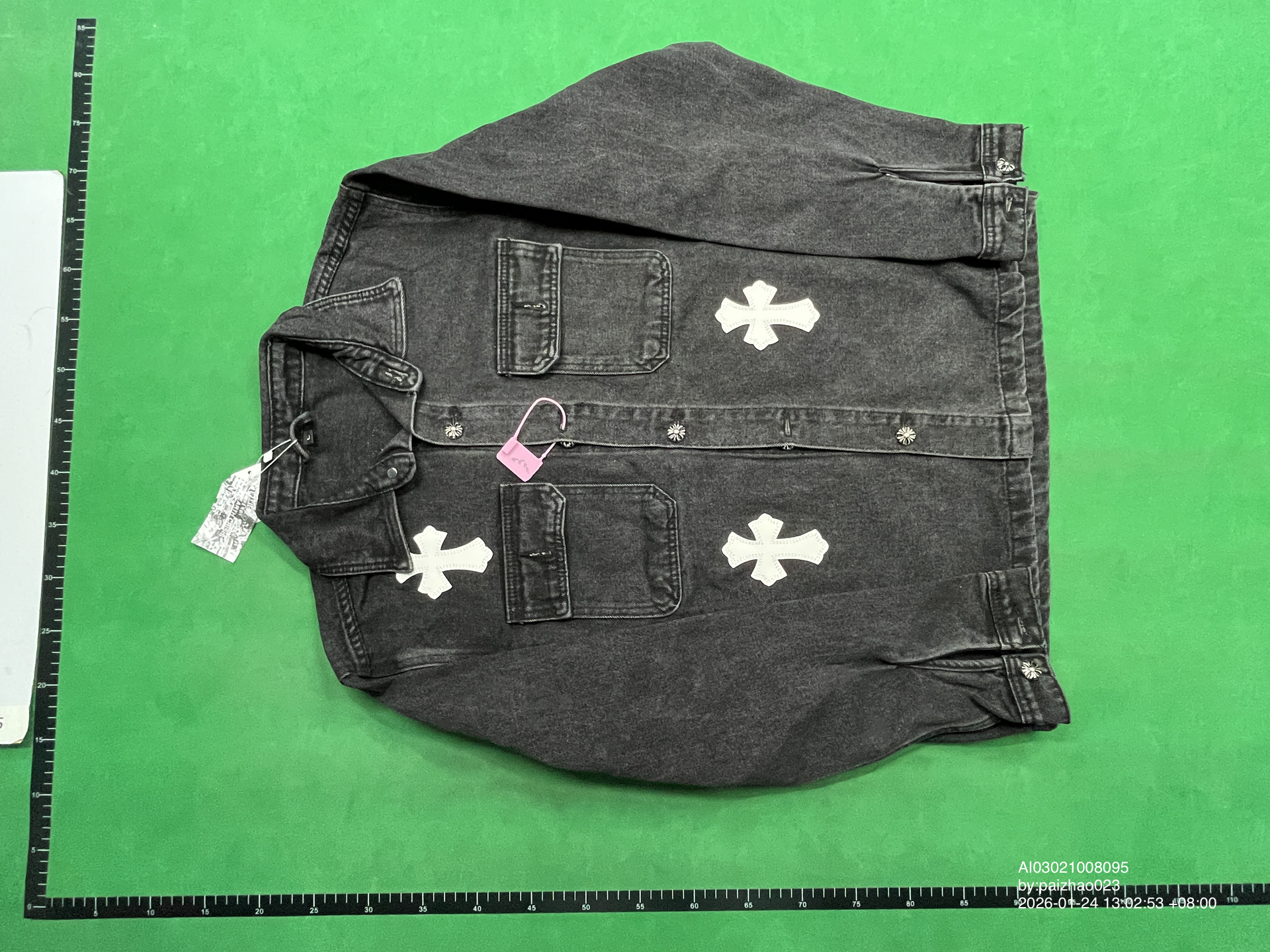 QC Photo - Chrome Hearts Denim Jacket (5 Variants)