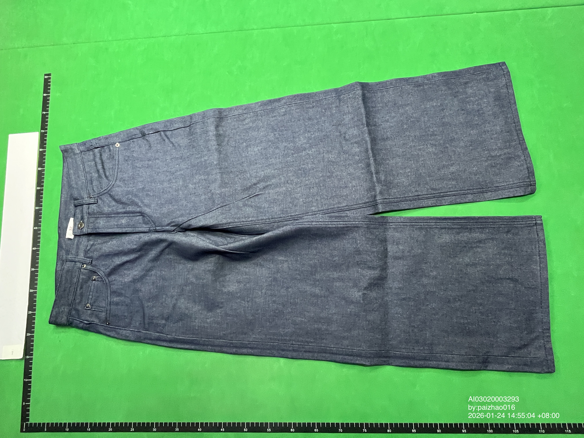QC Photo - Firemade Raw Denim Selvedge Jeans Dark Blue