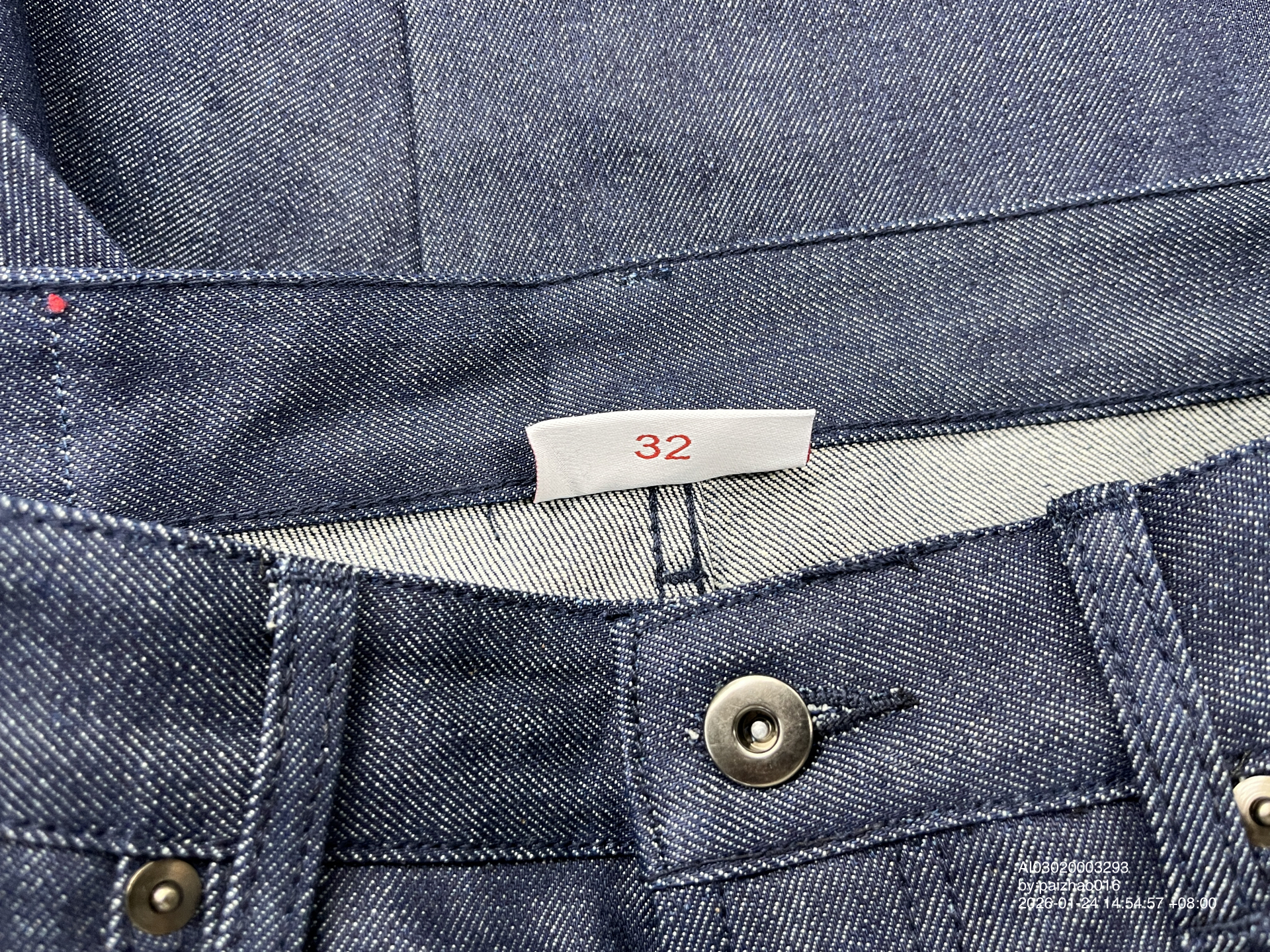 QC Photo - Firemade Raw Denim Selvedge Jeans Dark Blue