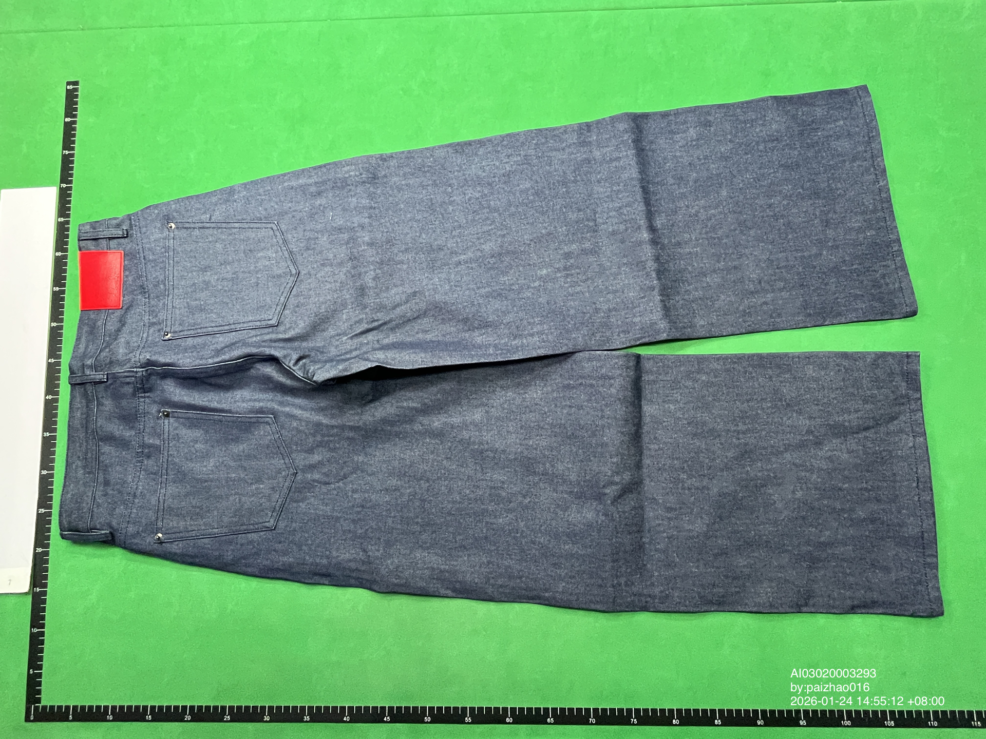 QC Photo - Firemade Raw Denim Selvedge Jeans Dark Blue