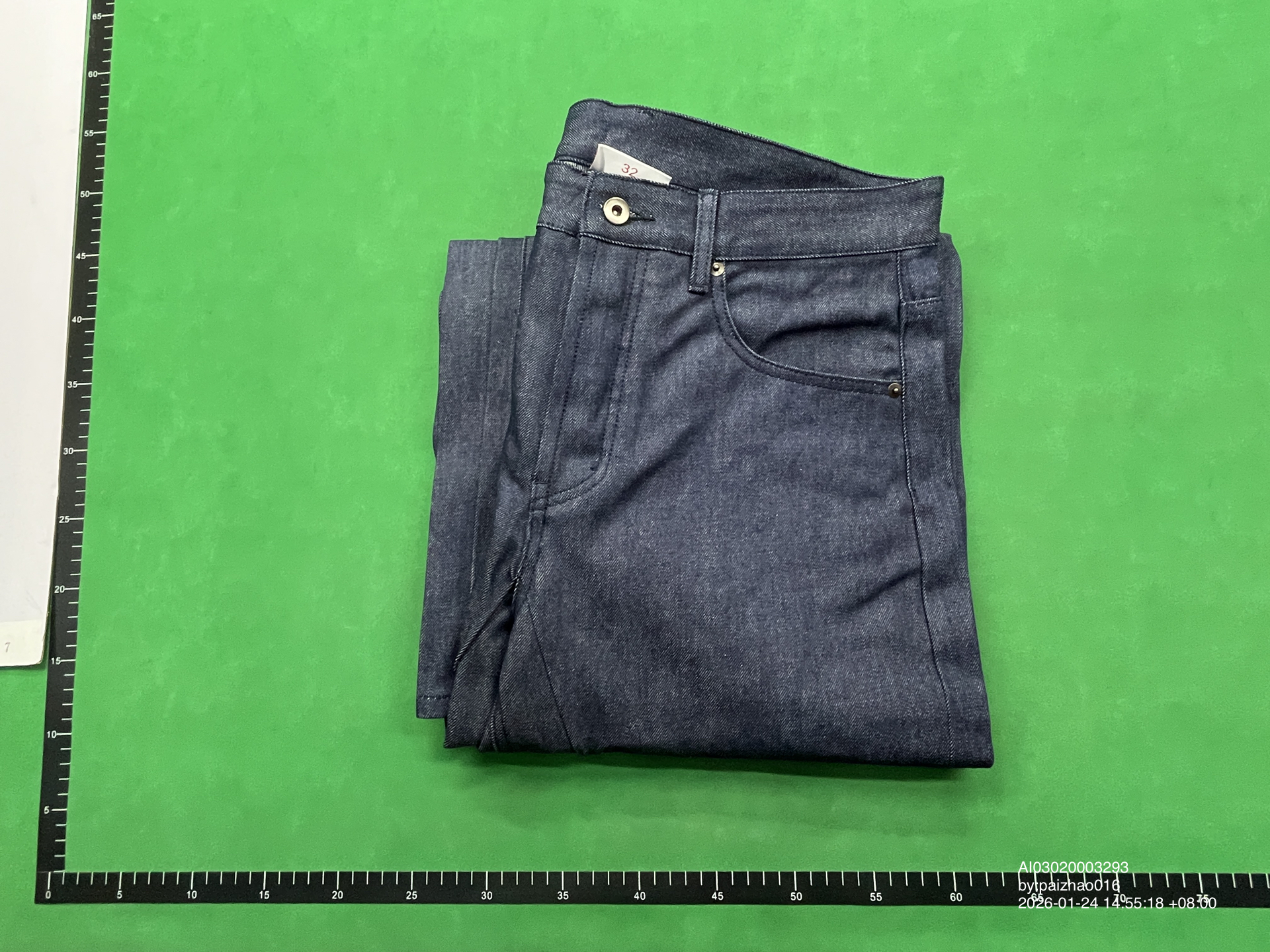 QC Photo - Firemade Raw Denim Selvedge Jeans Dark Blue