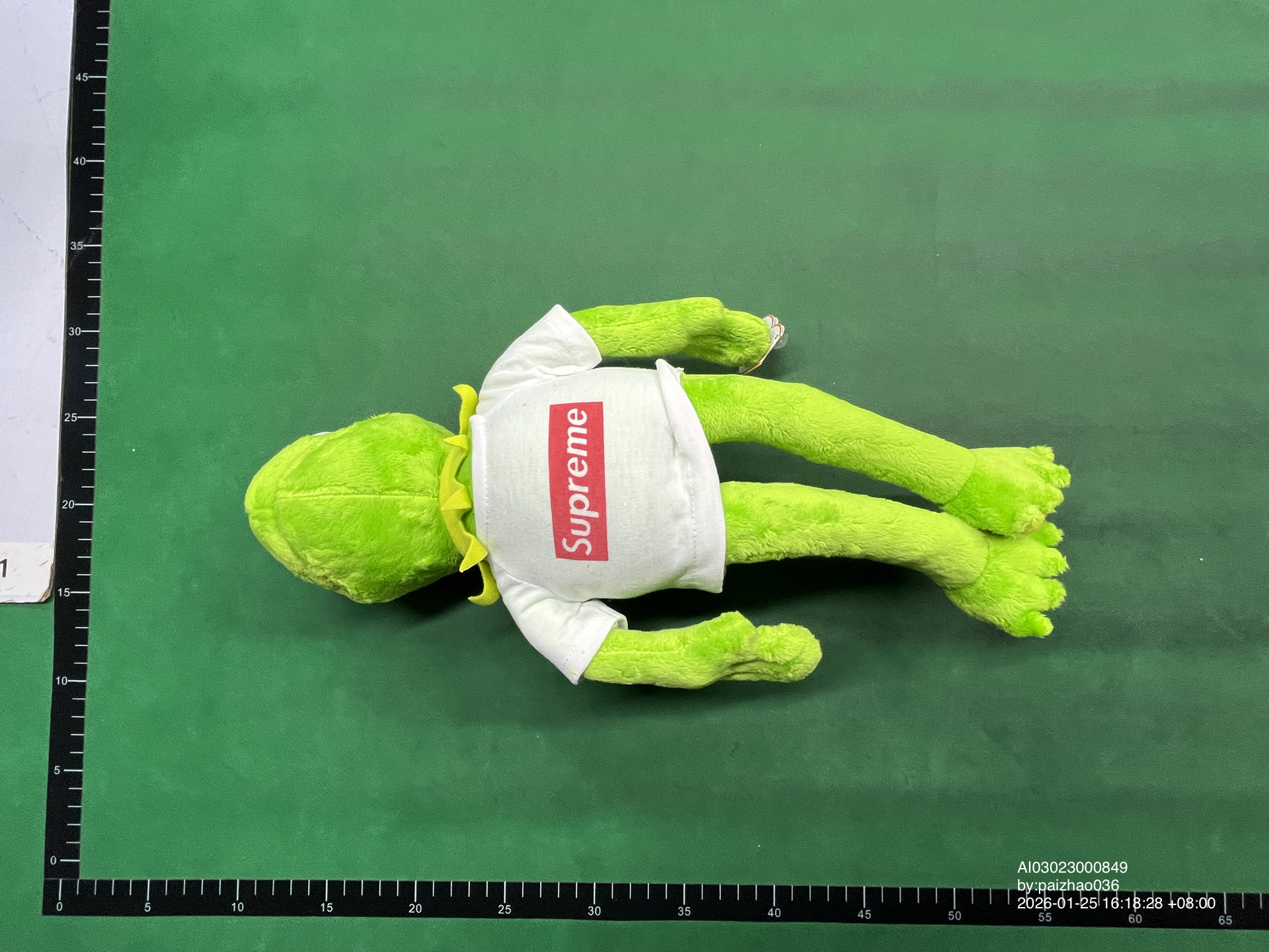 QC Photo - Supreme Kermit Plush