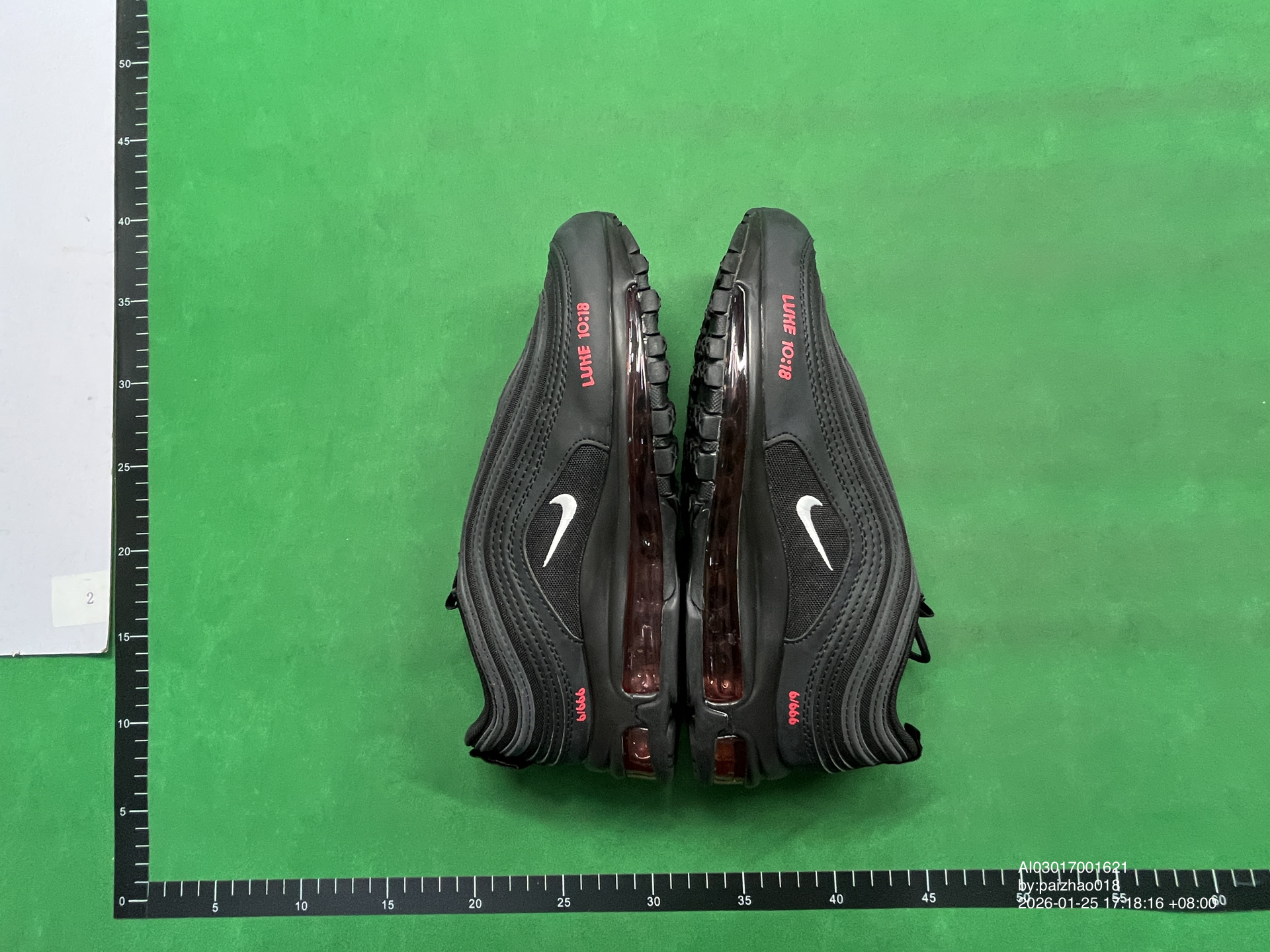 QC Photo - Nike Air Max 97 MSCHF Lil Nas X Satan Shoes
