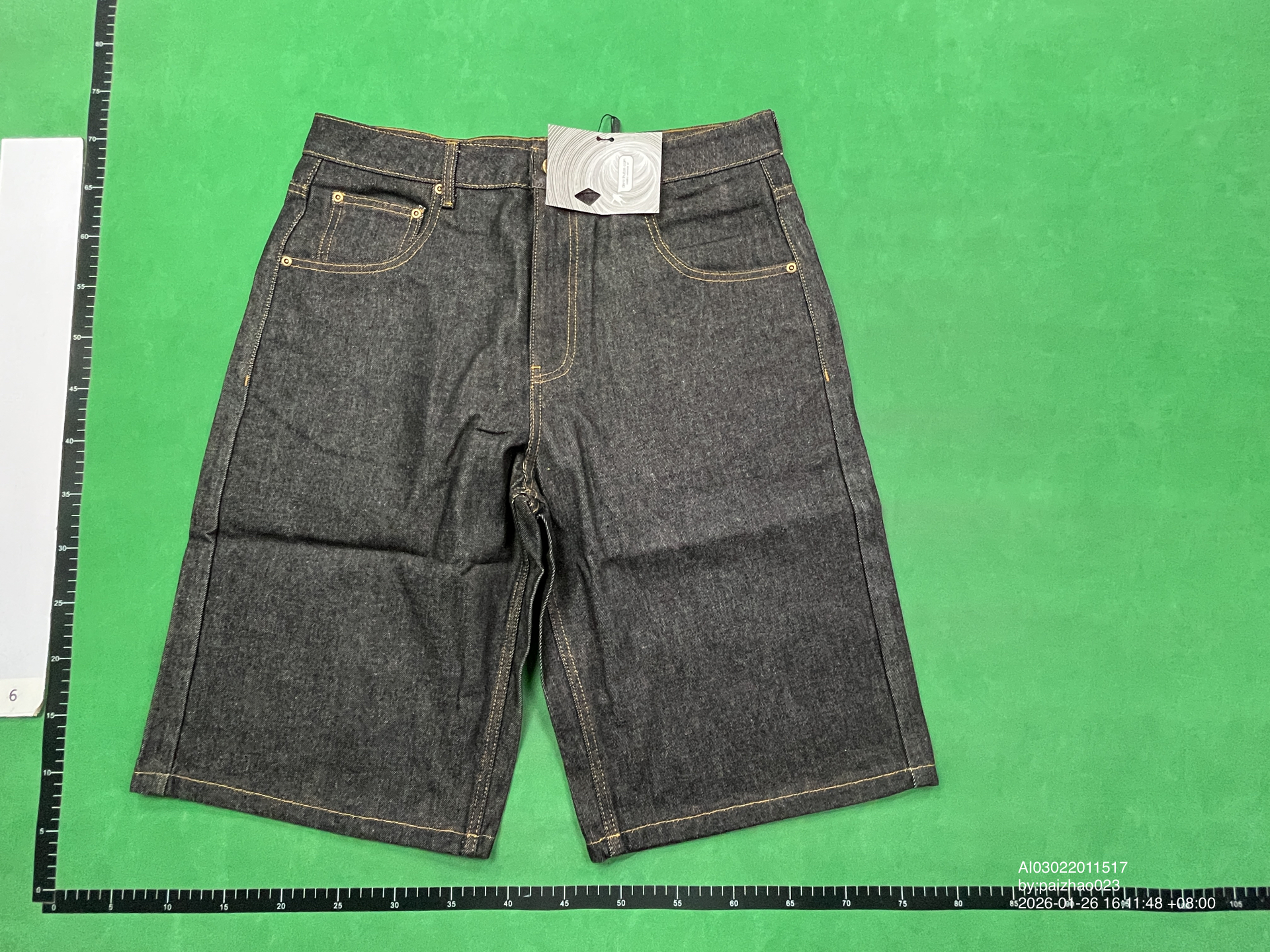 QC Photo - Derschutze Fountain Denim Shorts