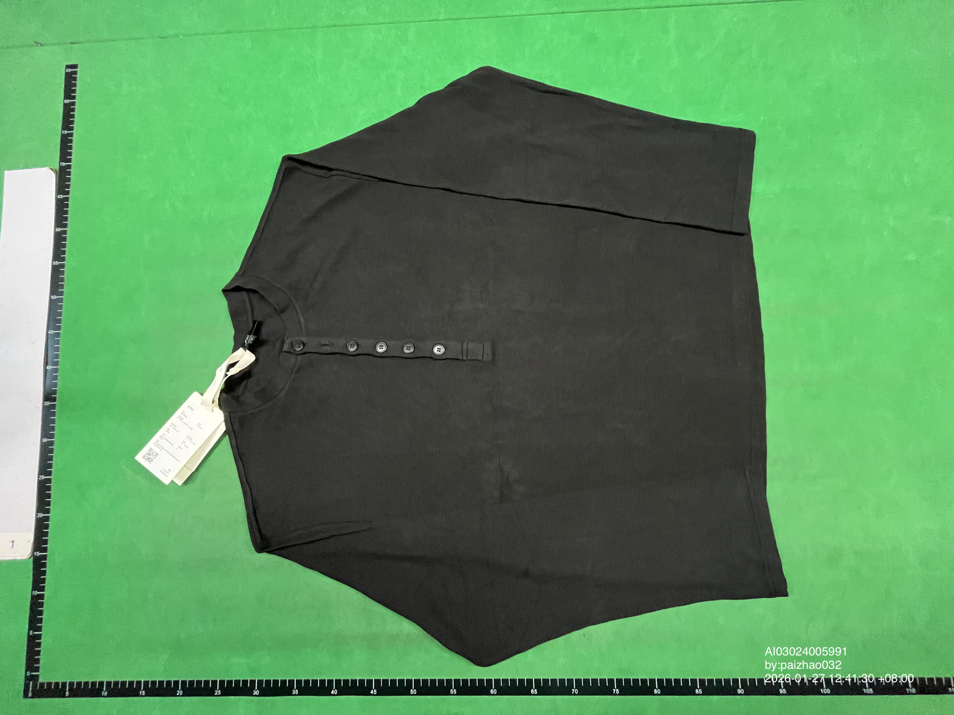 QC Photo - JCAESAR Button Long Sleeve Tee (4 Variants)