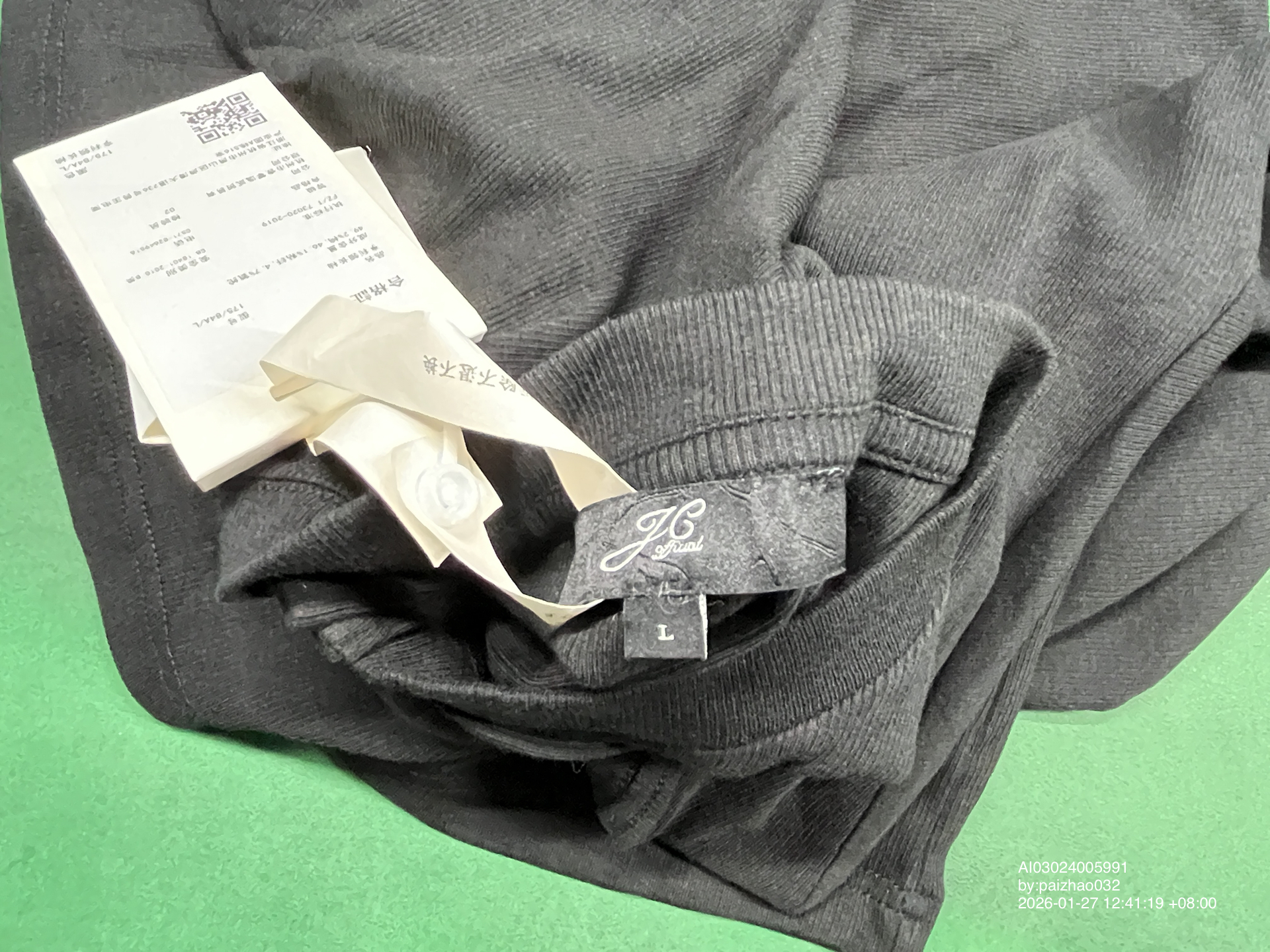 QC Photo - JCAESAR Button Long Sleeve Tee (4 Variants)