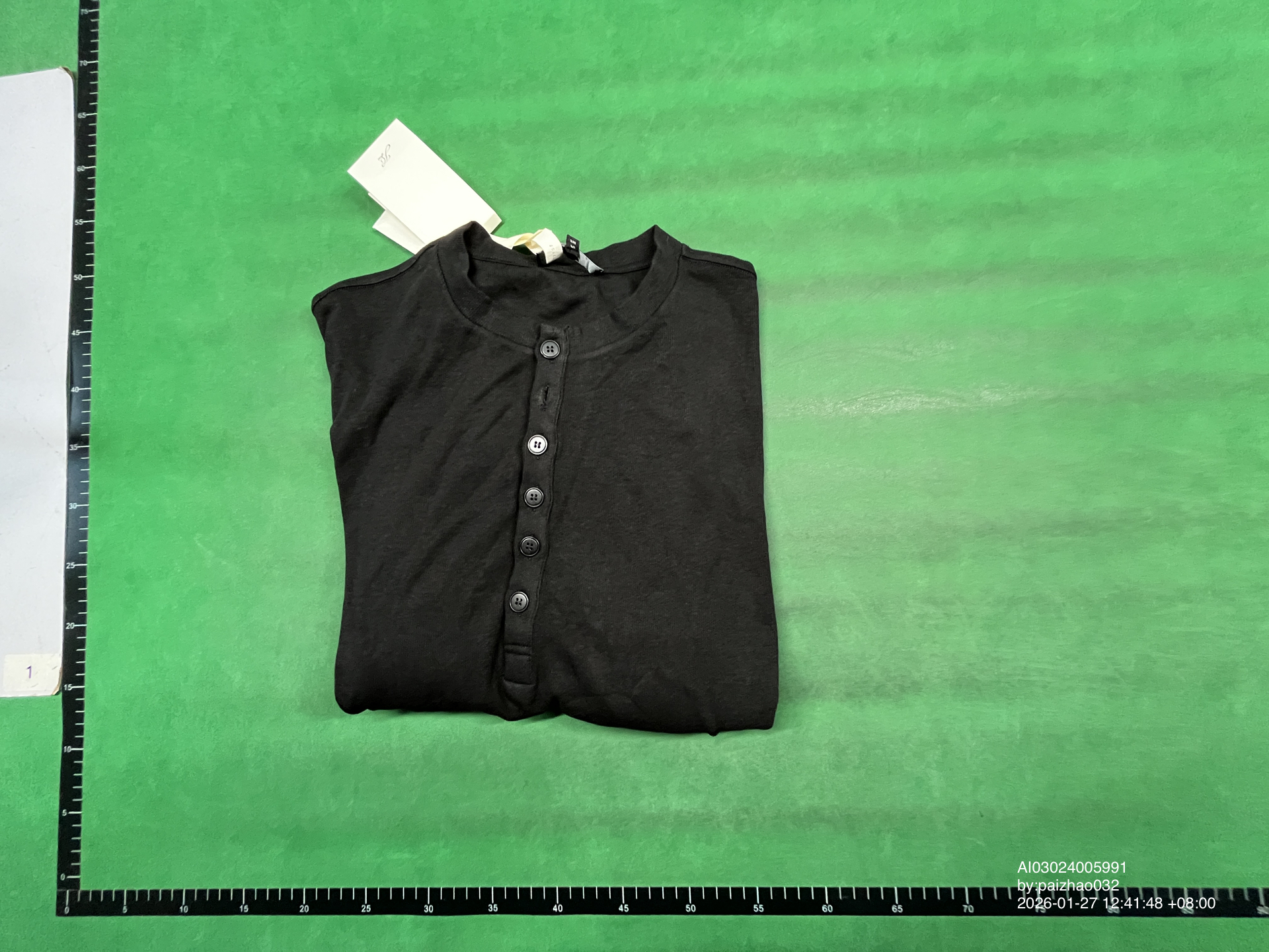 QC Photo - JCAESAR Button Long Sleeve Tee (4 Variants)