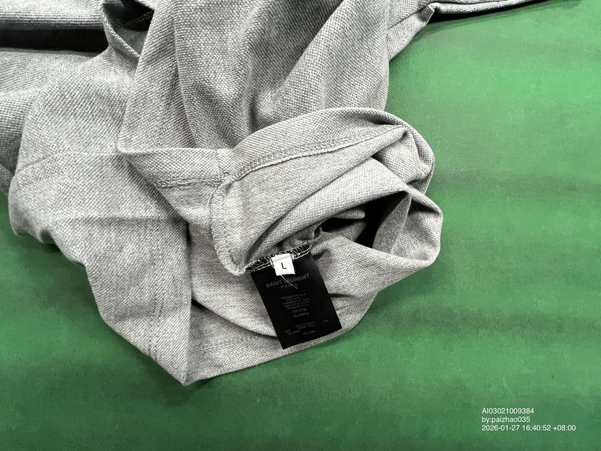 QC Photo - Saint Laurent Cassandre Small Logo Tee (2 Variants)