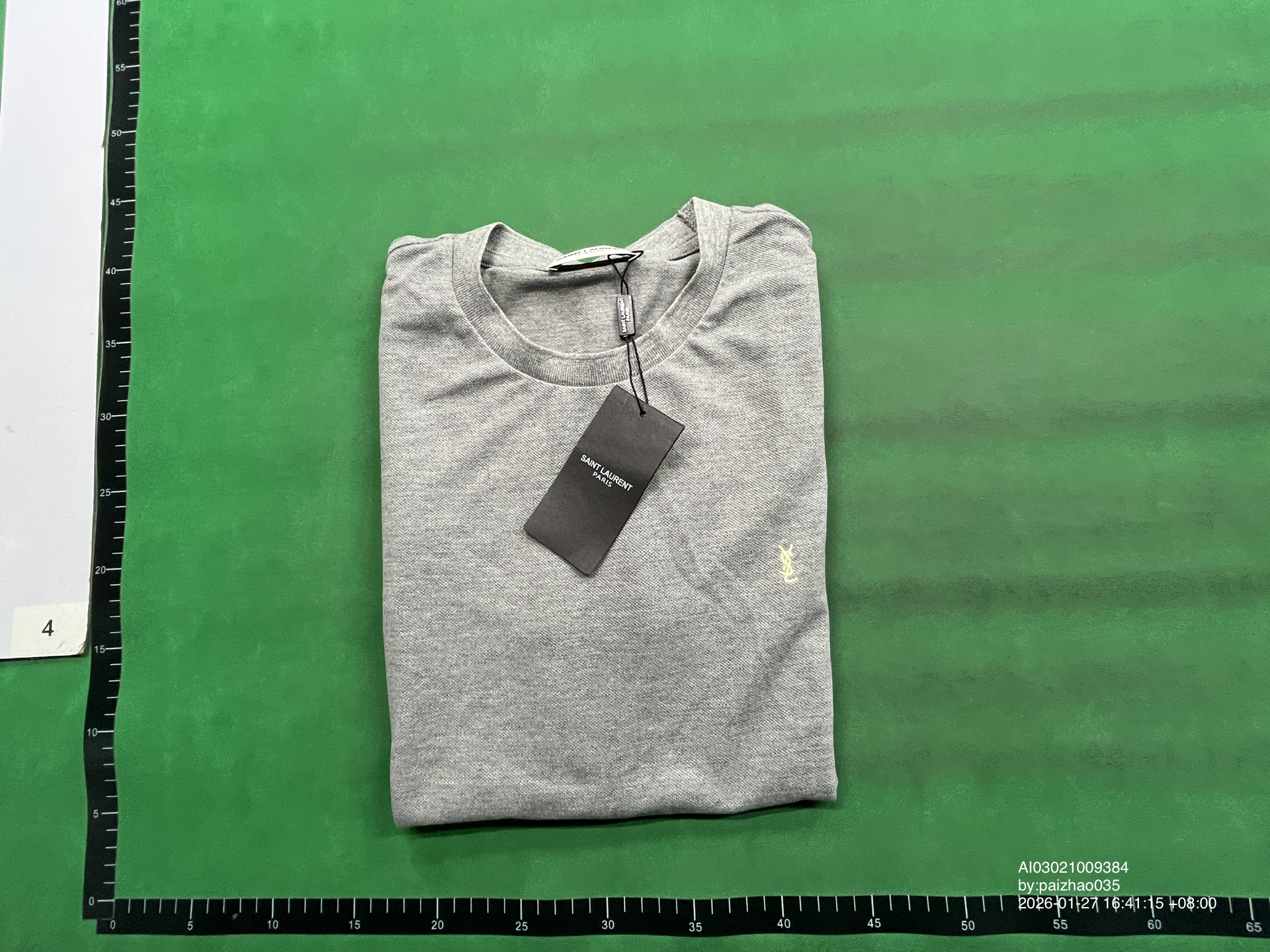 QC Photo - Saint Laurent Cassandre Small Logo Tee (2 Variants)