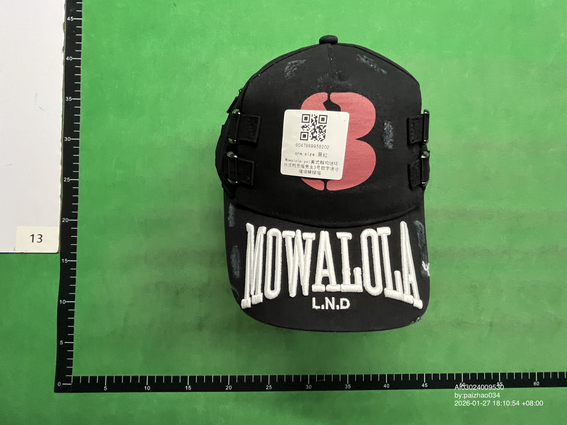 QC Photo - Mowalola 3 Cap