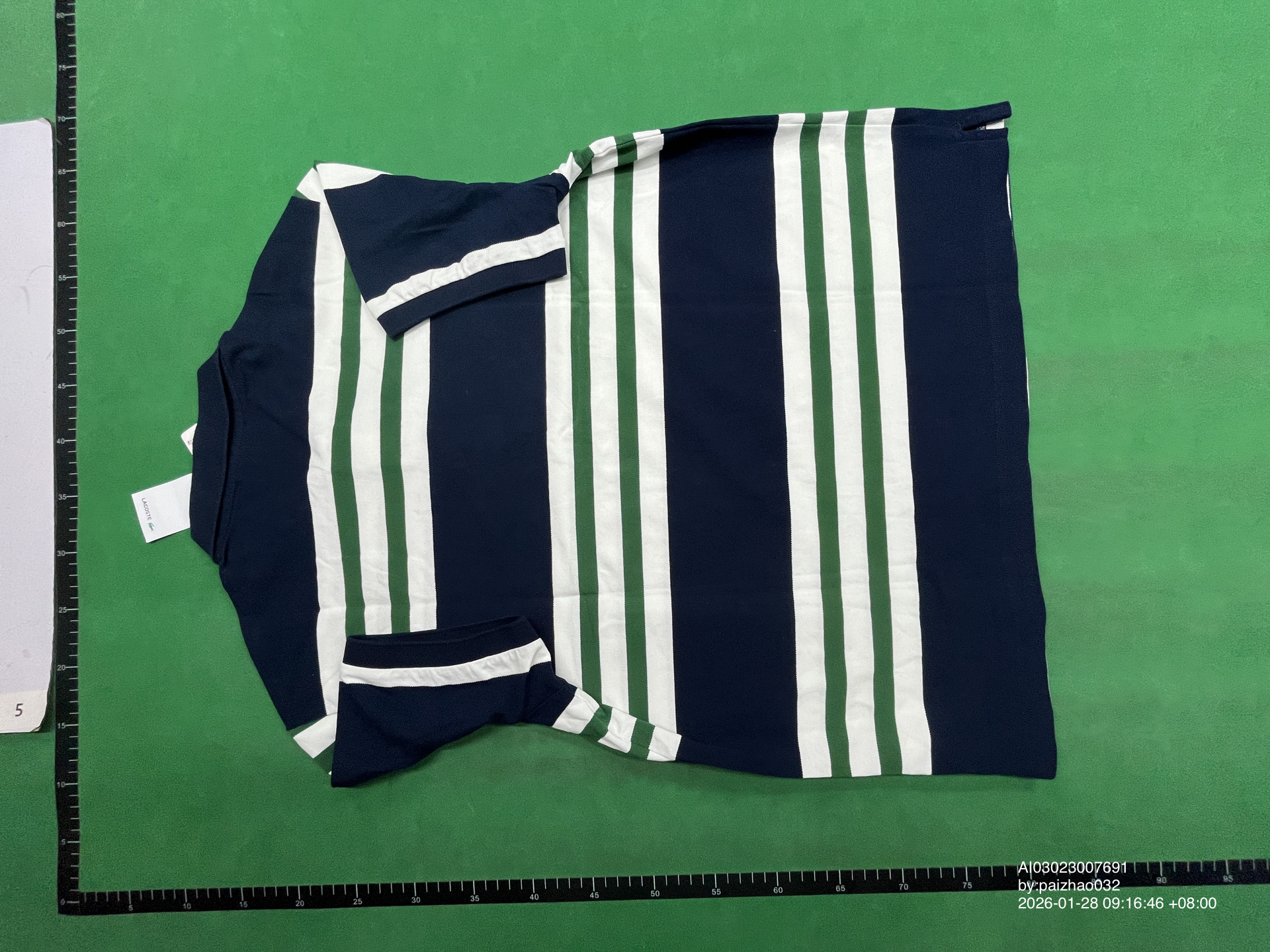 QC Photo - Lacoste Striped Polo (2 Variants)