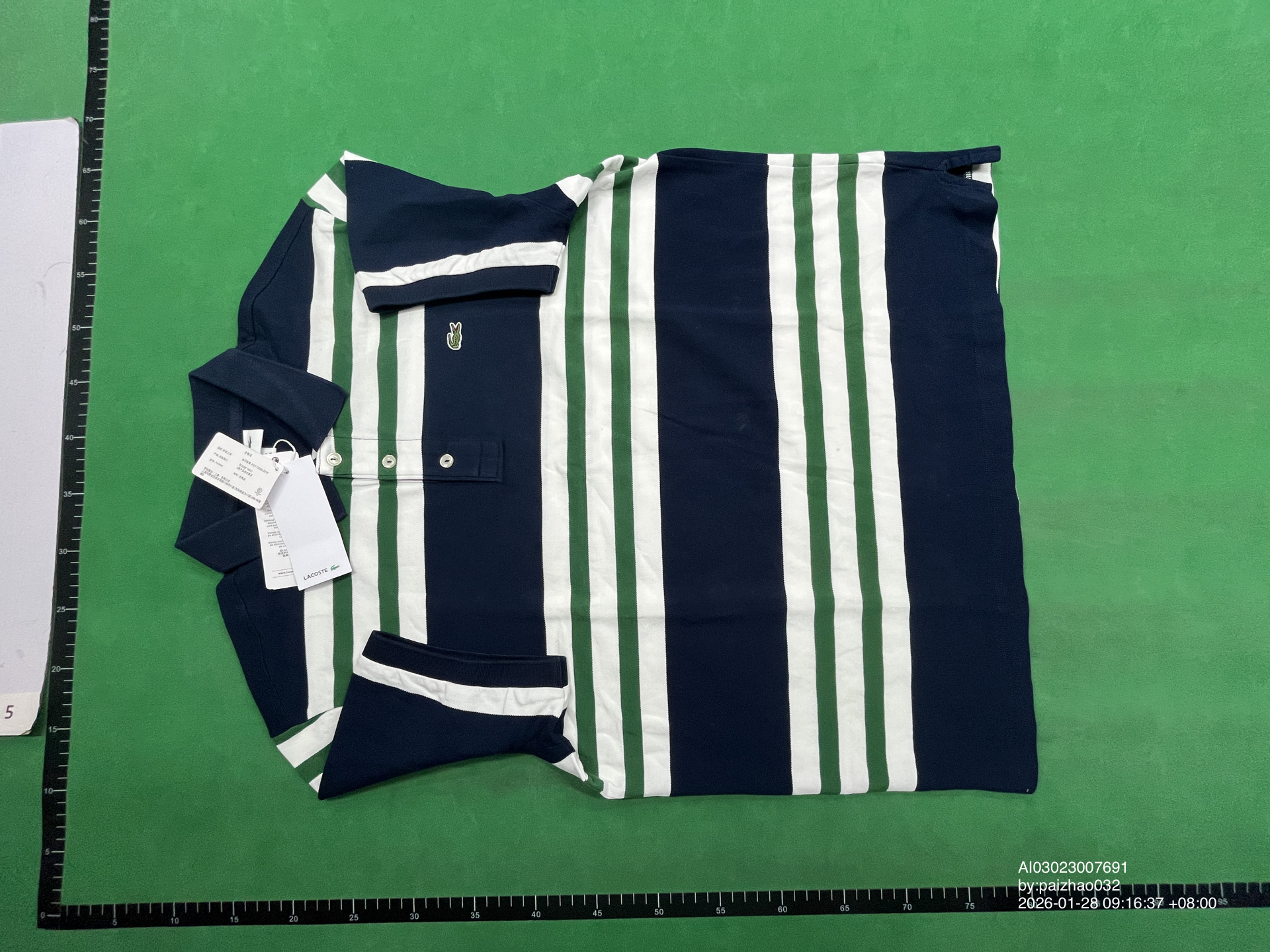 QC Photo - Lacoste Striped Polo (2 Variants)