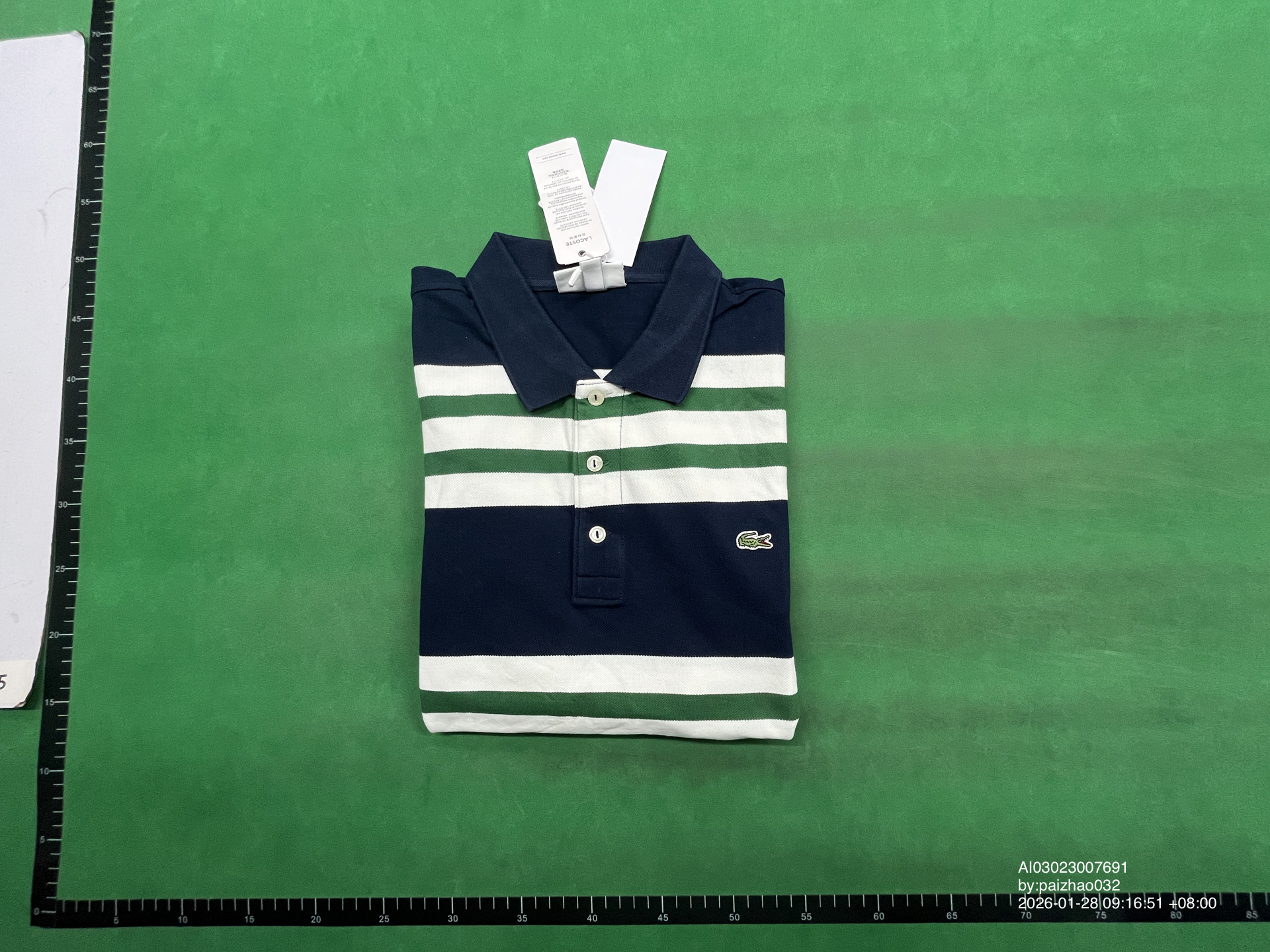 QC Photo - Lacoste Striped Polo (2 Variants)