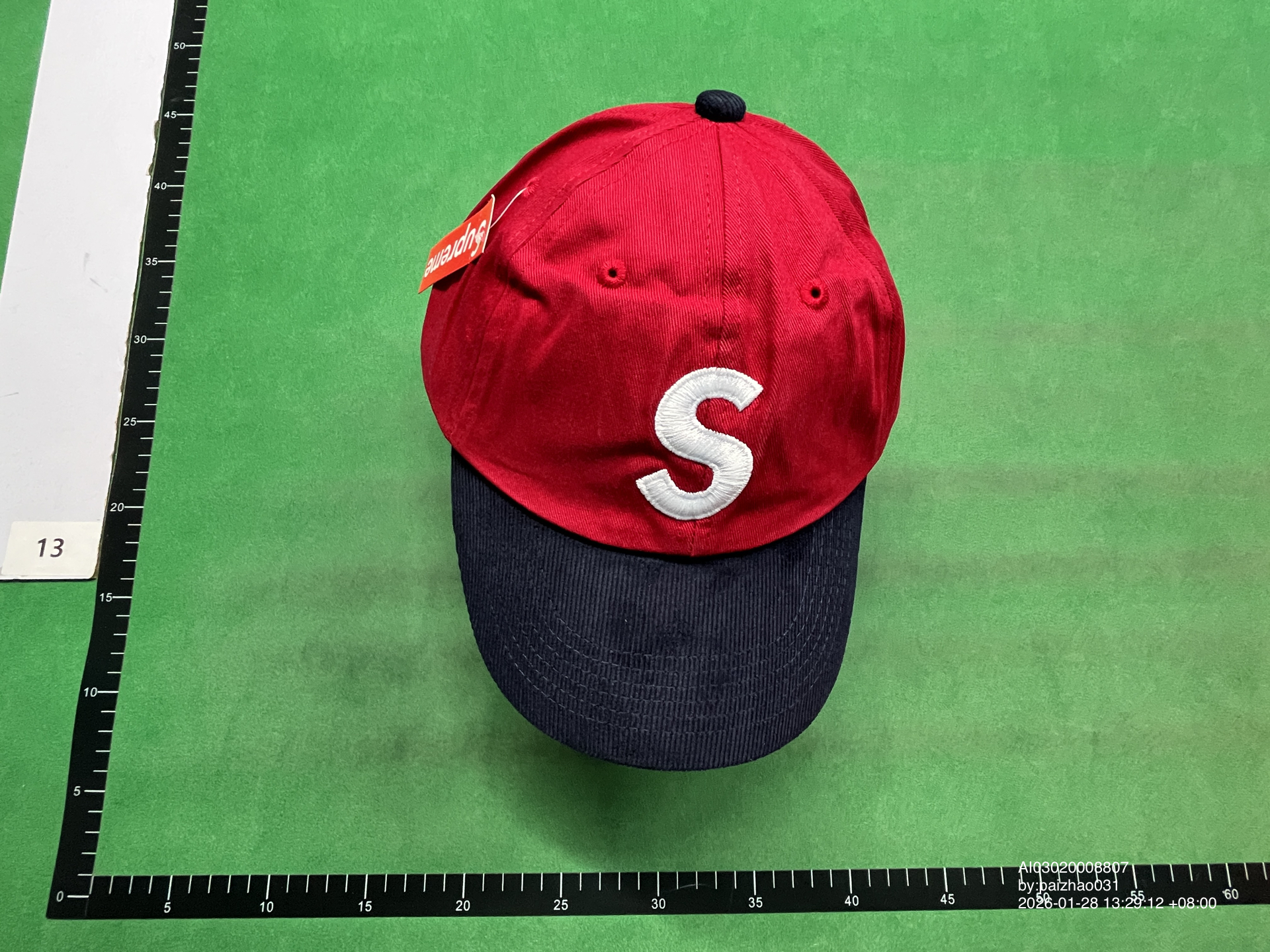 QC Photo - Supreme S Logo Caps