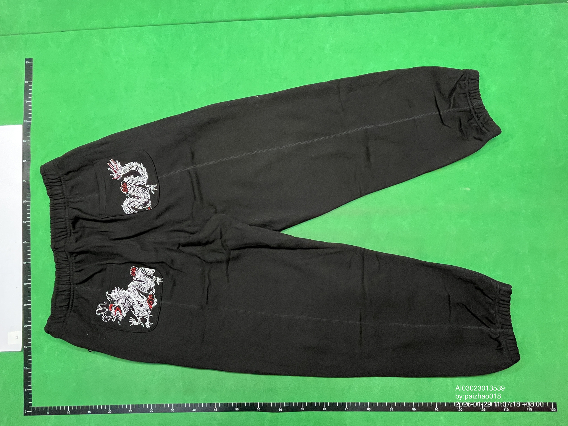 QC Photo - Mobius Dragon Sweatpants Black