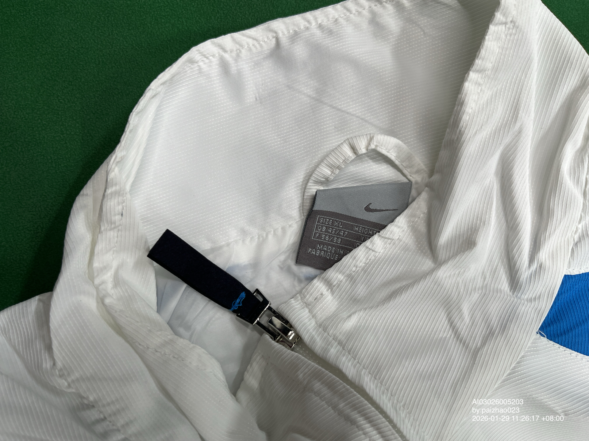 QC Photo - Nike TN Track Jacket + Pants White Blue