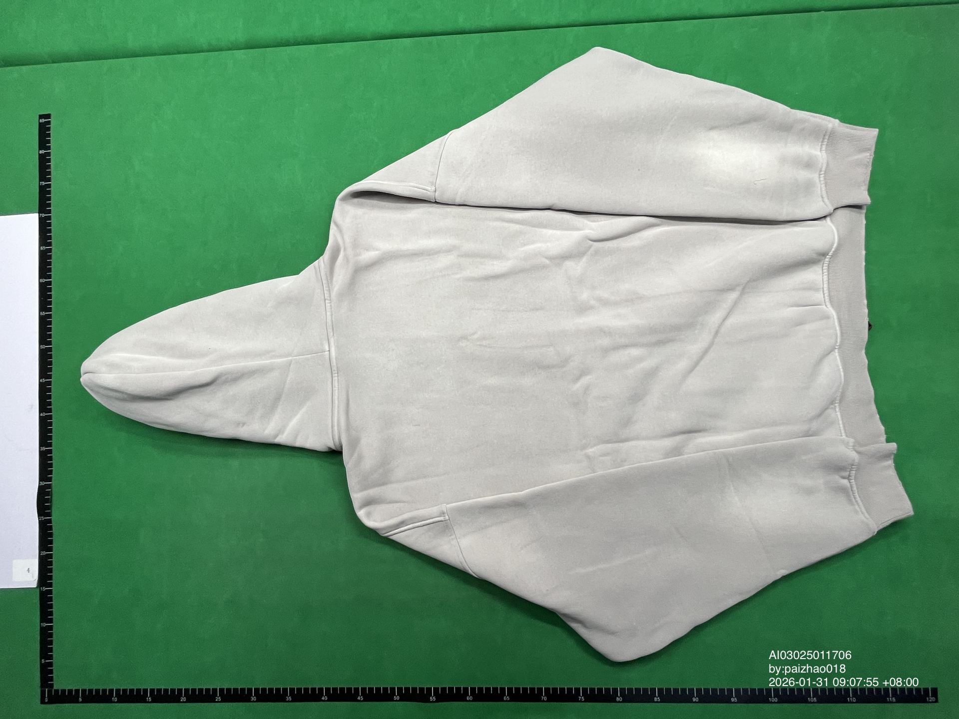 QC Photo - Unbranded Blank Washed Zip-Up Hoodies #2