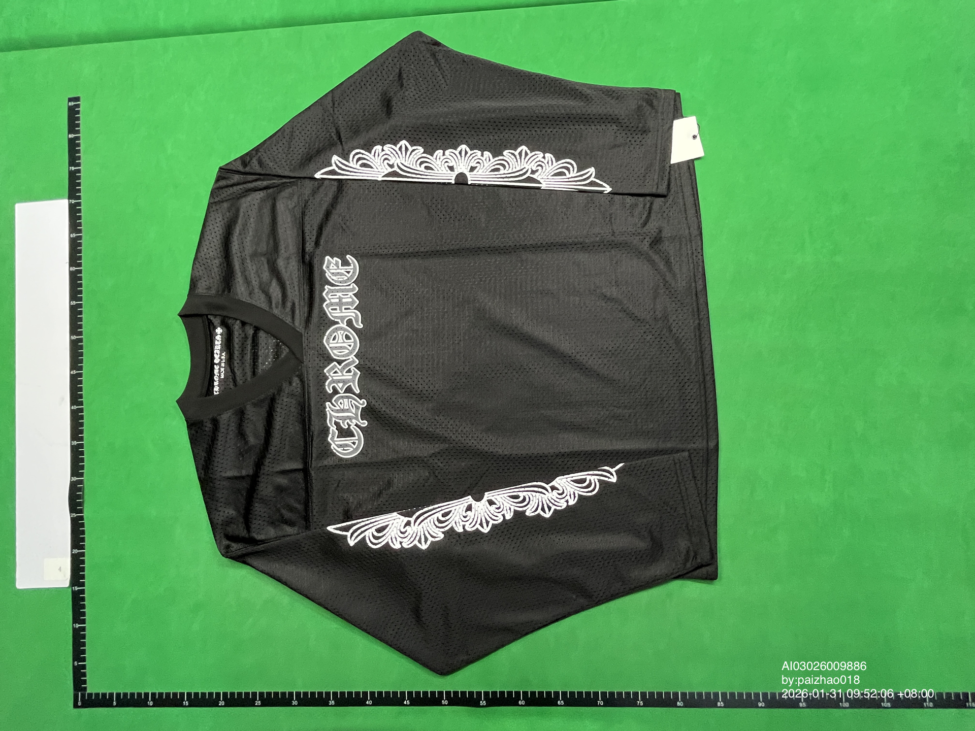 QC Photo - Chrome Hearts Long Sleeve Mesh Jersey (3 Variants)