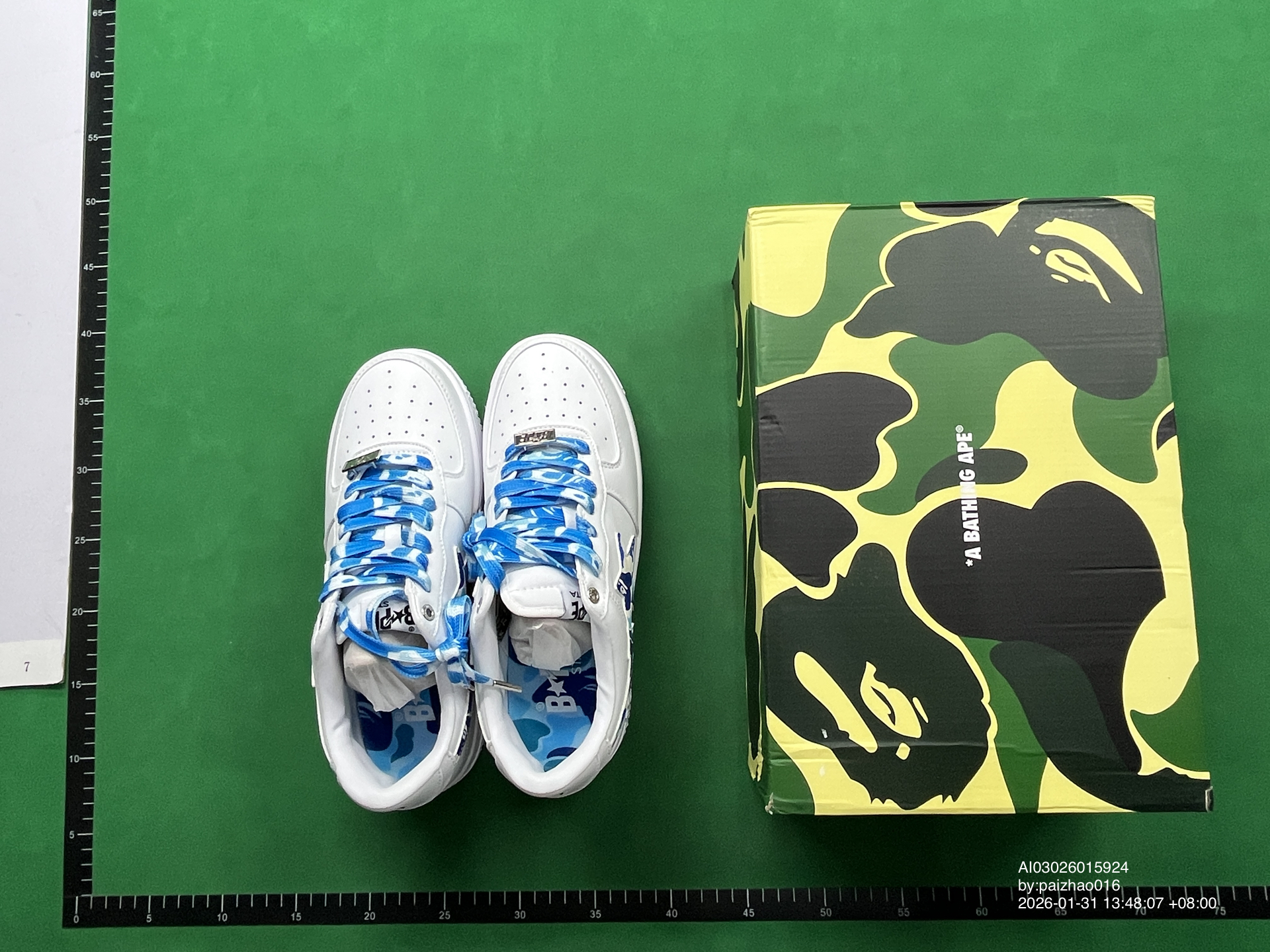 QC Photo - A Bathing Ape Bape Sta White Purple