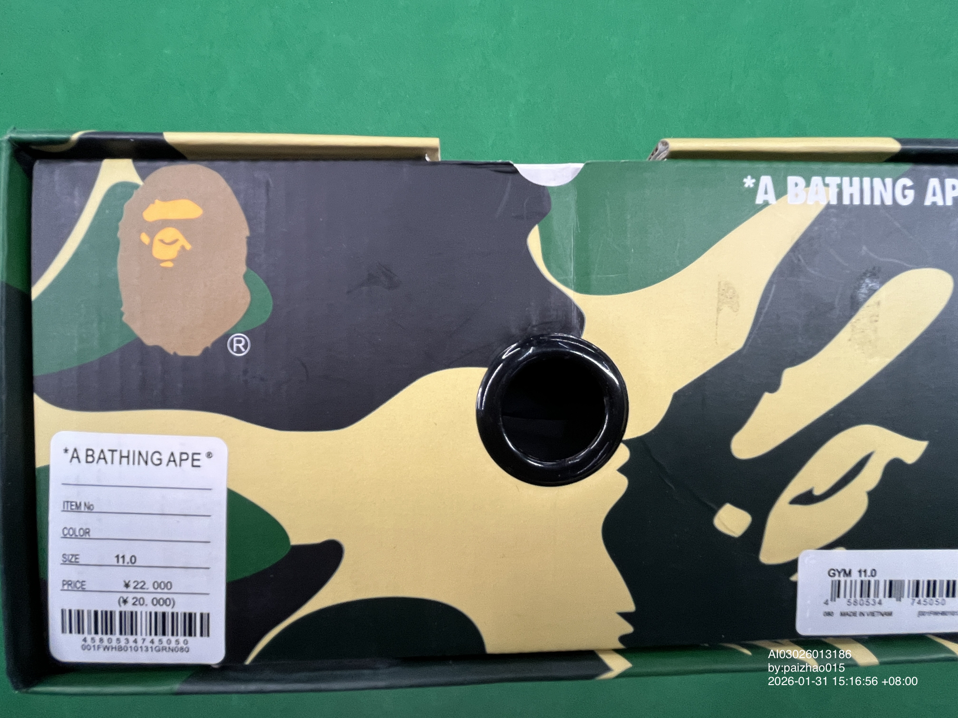 QC Photo - Bape SK8 Sta (30 Colorways)