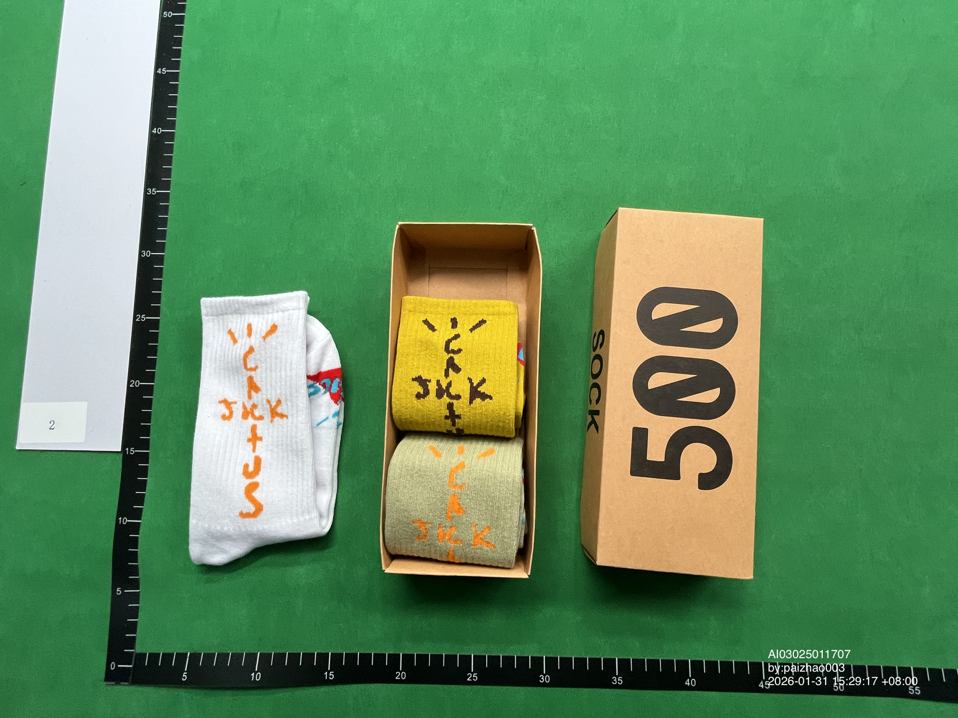 QC Photo - Travis Scott Socks