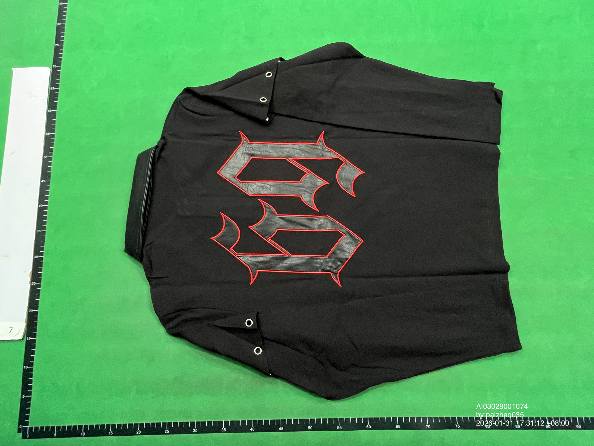 QC Photo - SexxDevil Black Longsleeve Polo