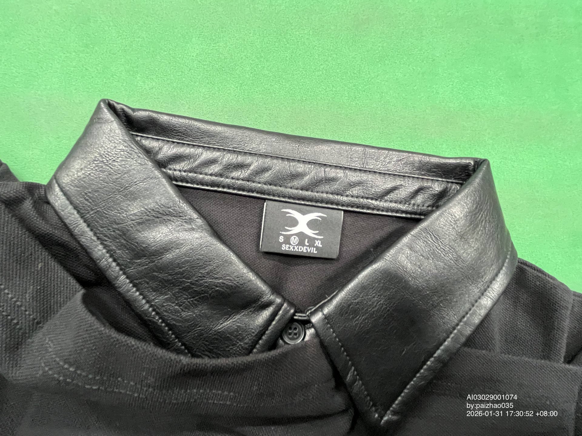 QC Photo - SexxDevil Black Longsleeve Polo