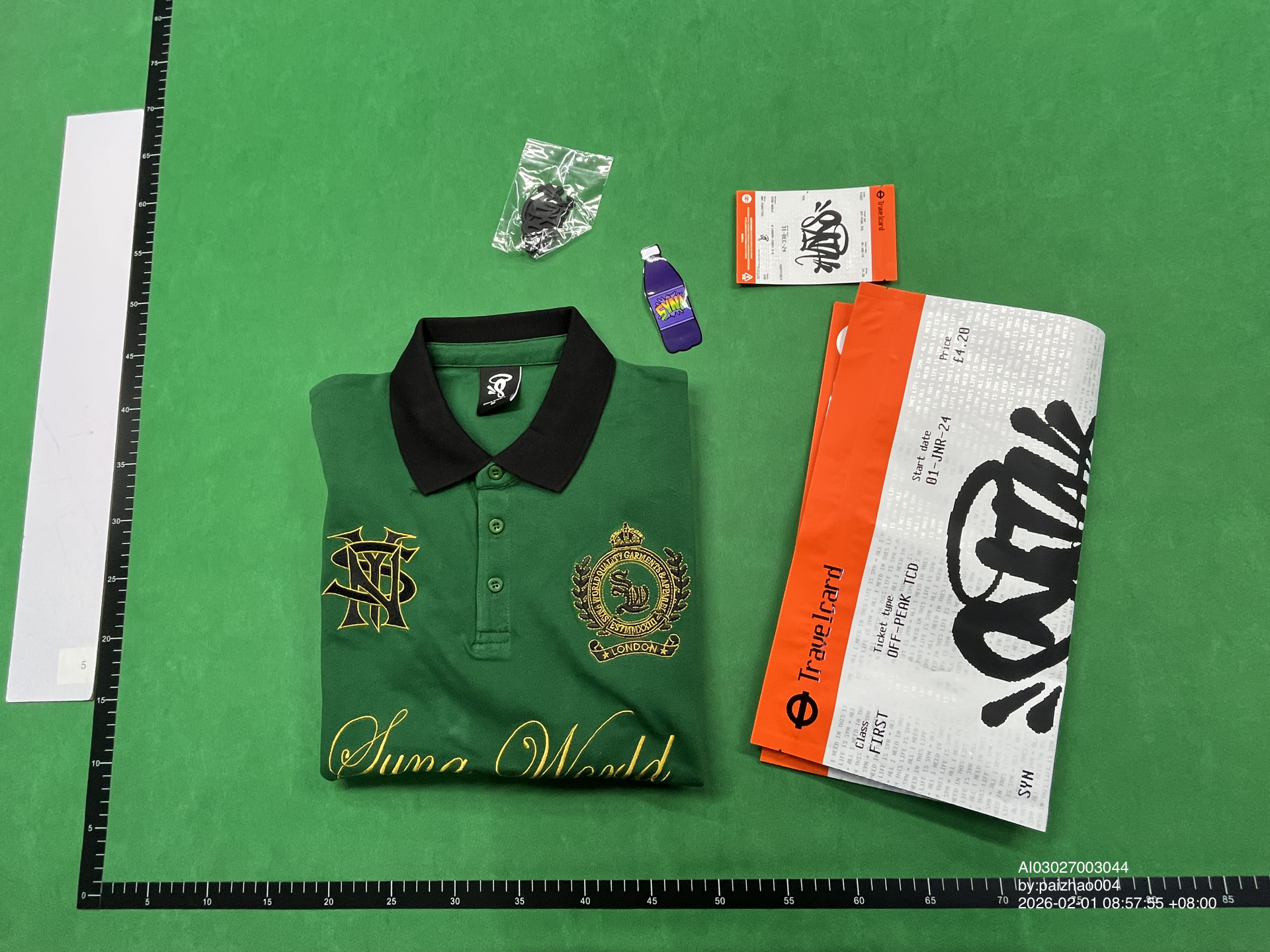 QC Photo - Syna World London Green Polo