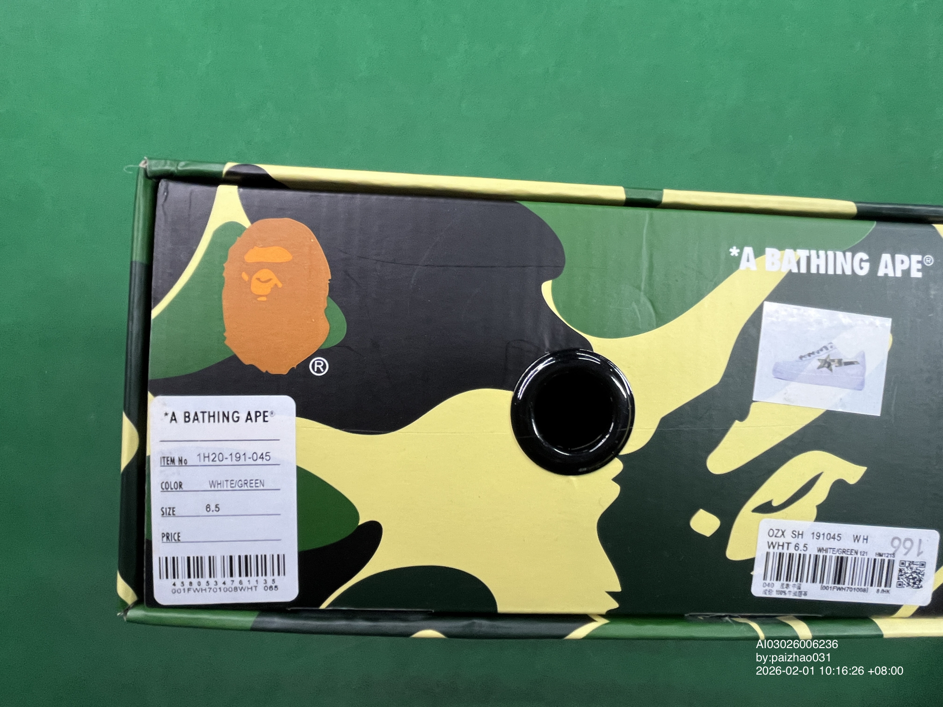 QC Photo - A Bathing Ape Bape Sta Low Grey Black