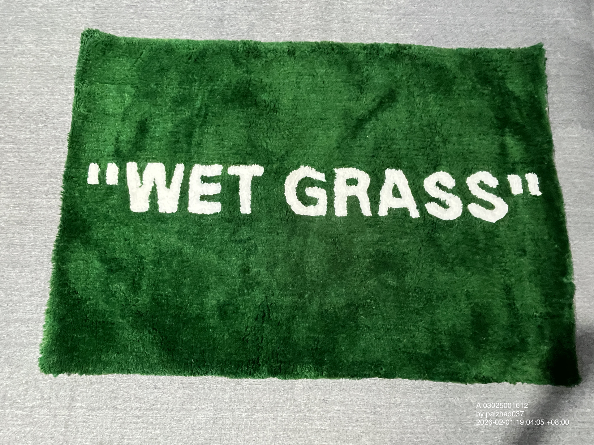 QC Photo - Wet Grass Carpet