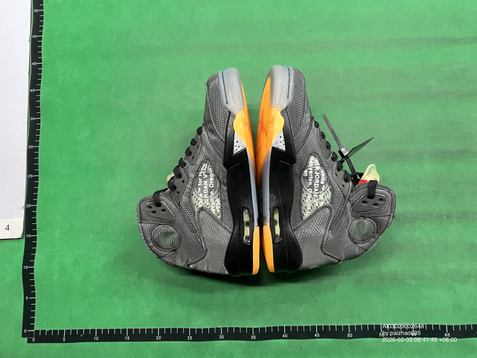 QC Photo - Jordan 5 Retro Off-White